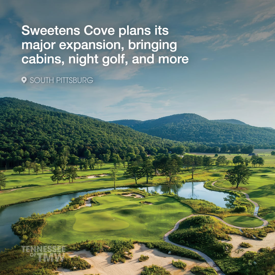 Sweetens Cove plans its major expansion, bringing stay-and-play cabins, night golf, short course, and more