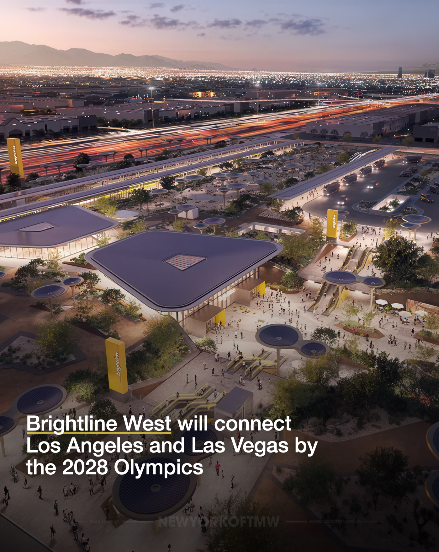 Brightline West and Siemens will build America’s first high-speed train plant in New York