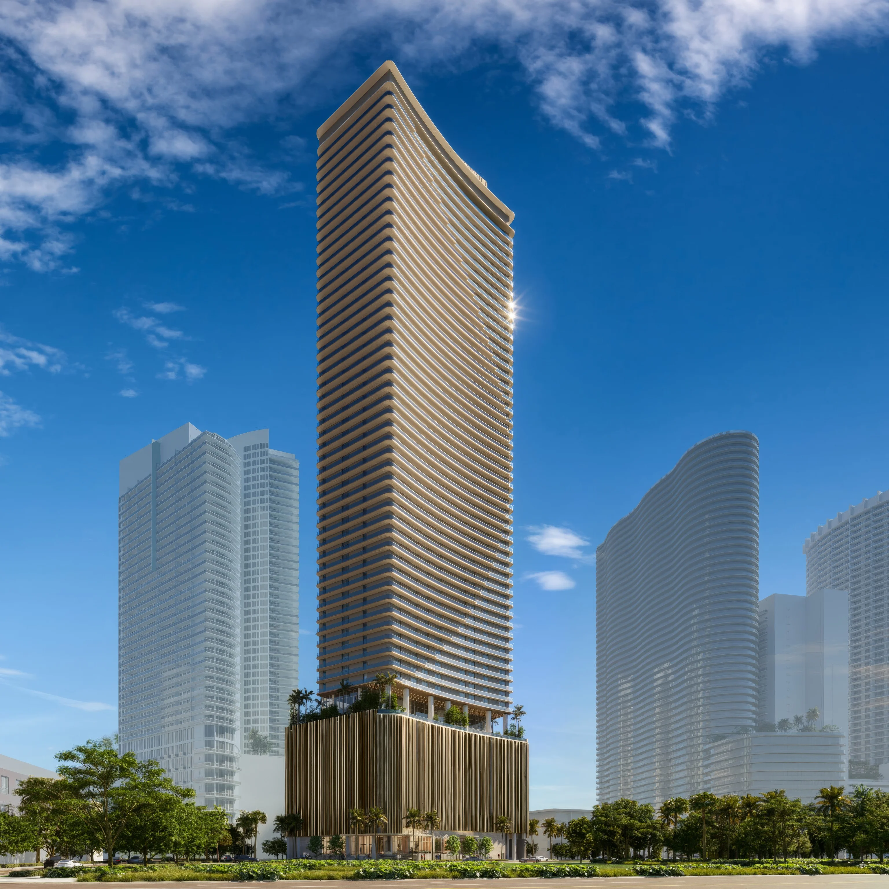 Grupo T&C unveils Edge House Miami, a 55-story luxurious condo tower in Miami's Edgewater neighborhood, offering residences starting in the $400,000 range