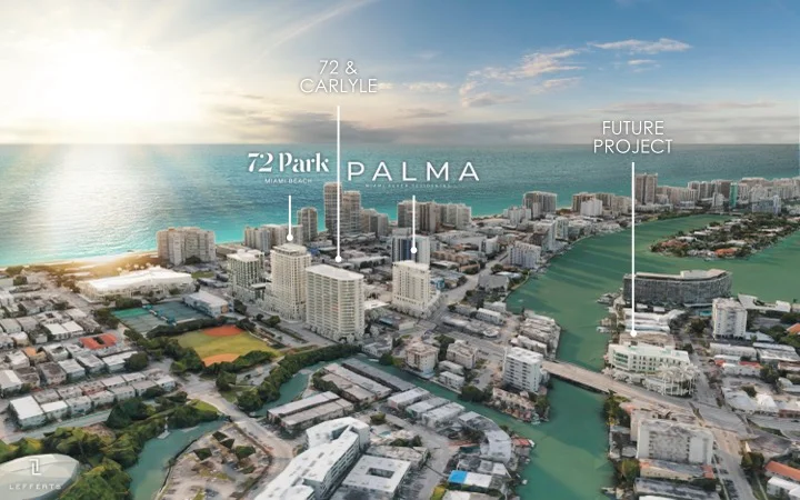 Lefferts launch new luxury 14-story condominium tower, PALMA Miami Beach Residences, offering 126 turnkey residences starting at $650,000