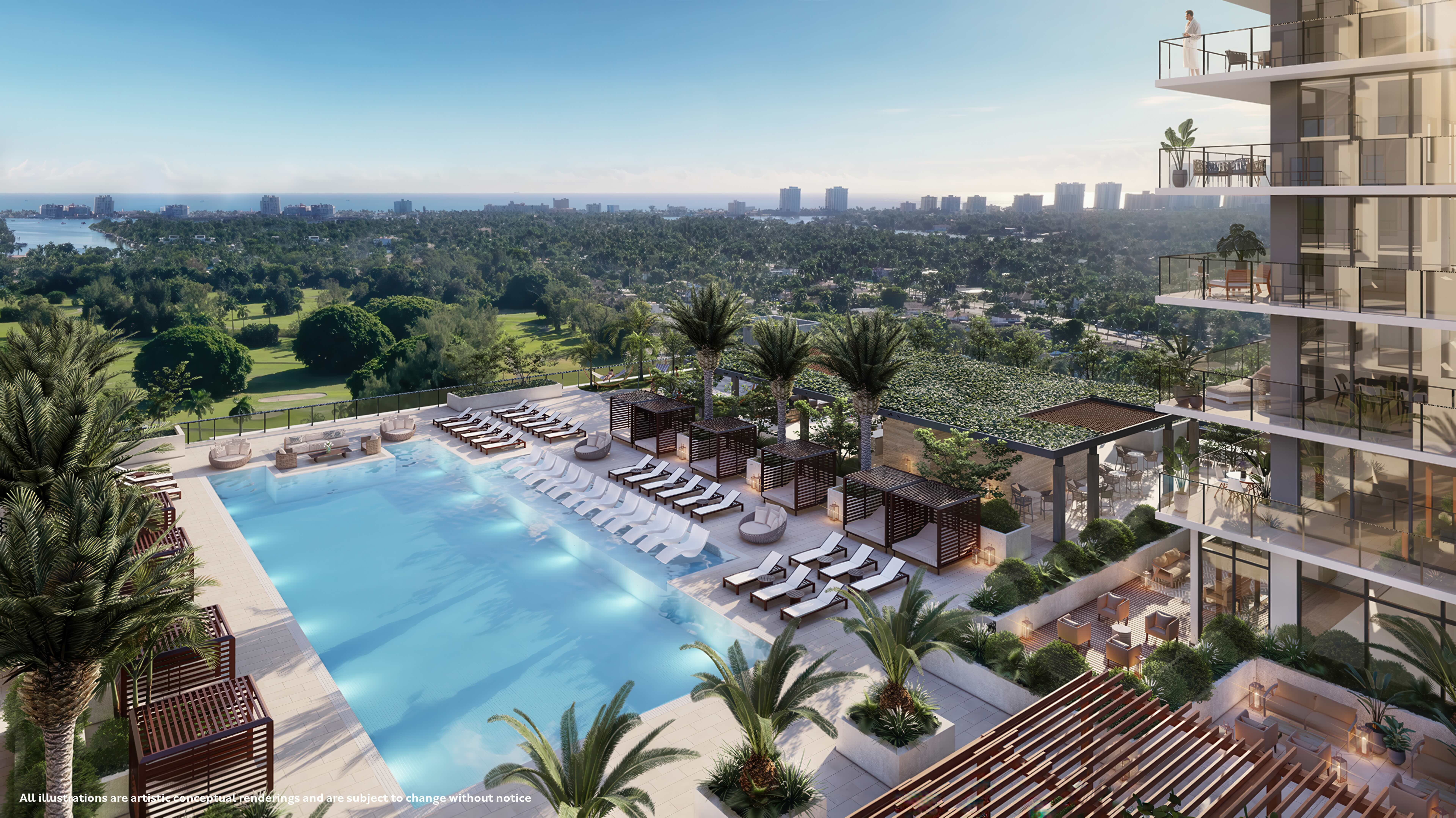 Gaia Residences, ocean-to-golf living in Hollywood