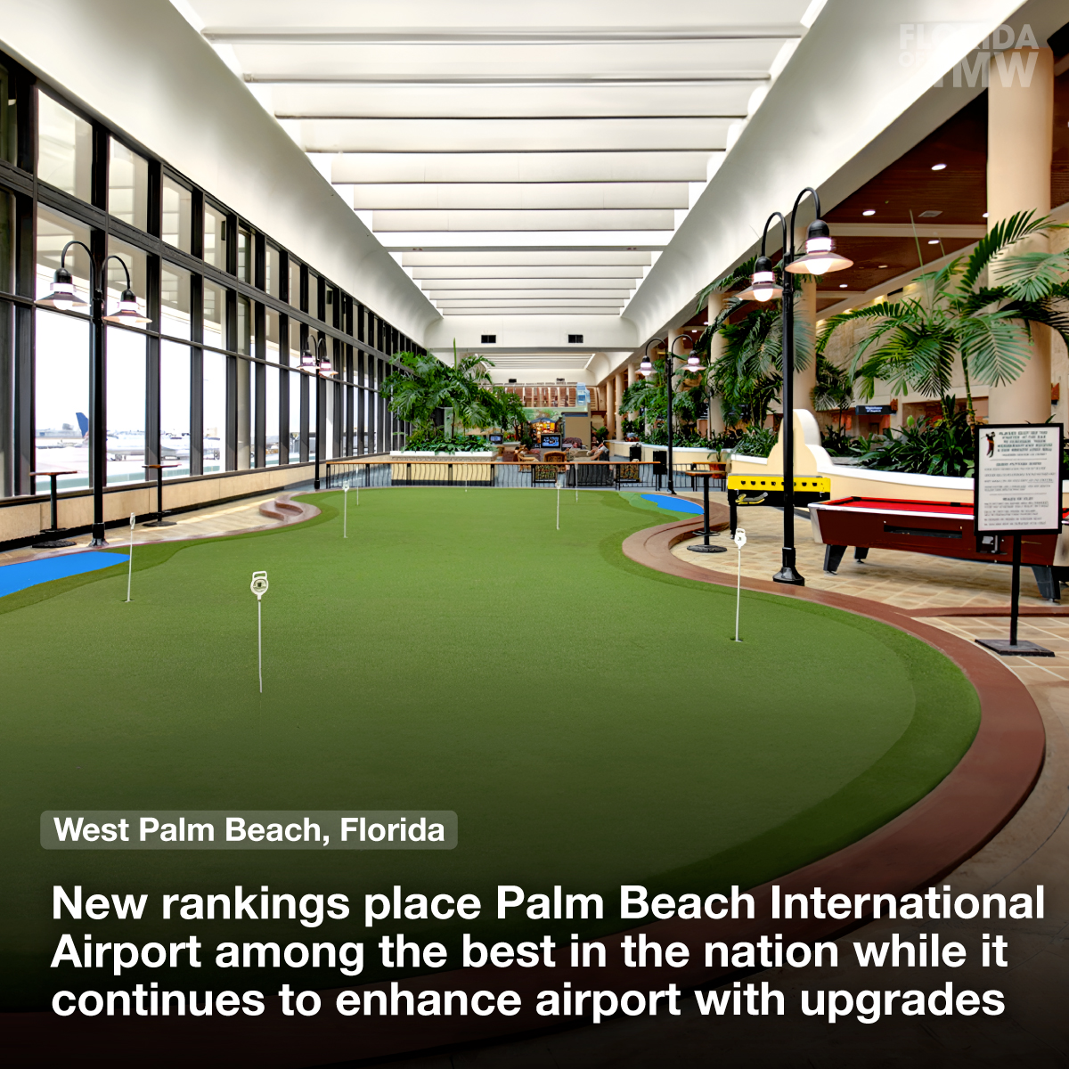 New rankings place Palm Beach International Airport among the best in the nation