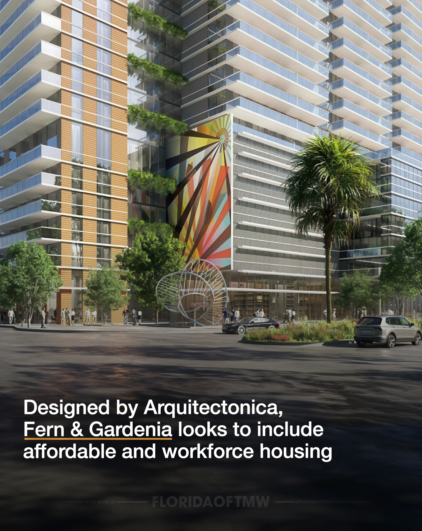 25-story mixed-use tower, Fern & Gardenia, could span an entire block