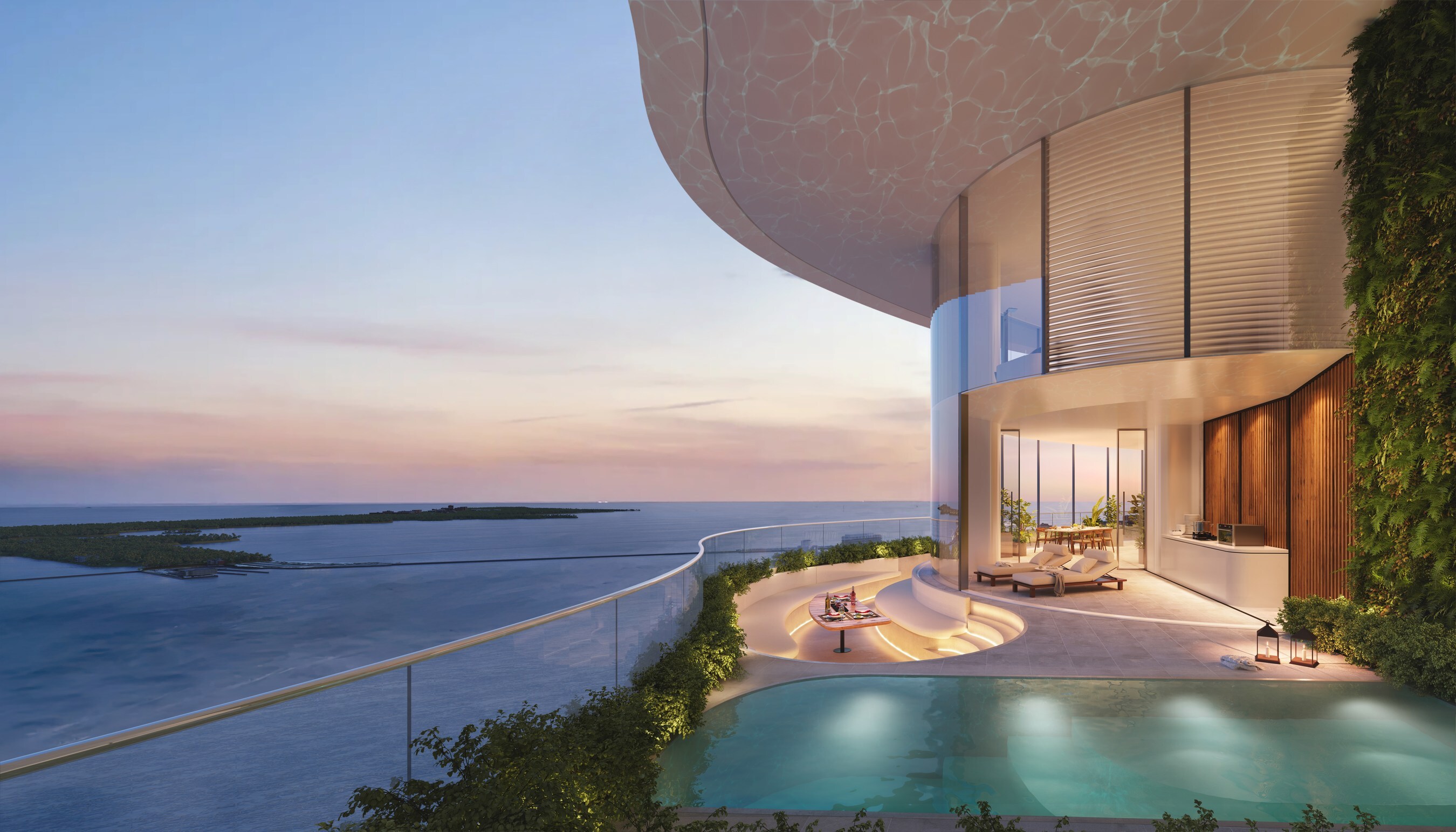 Rendering of 619 Brickell, Foster + Partners