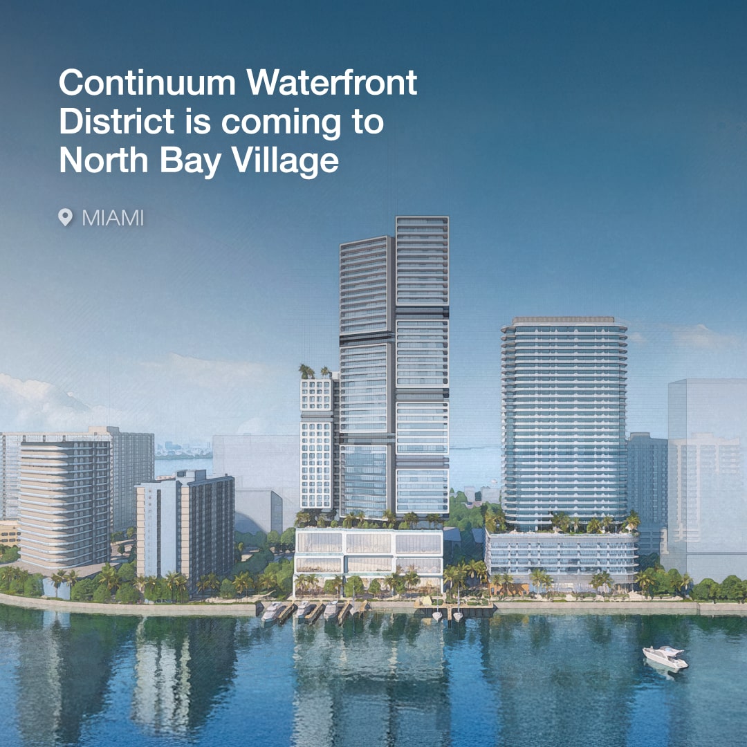 Transformative Continuum Waterfront District is coming to North Bay Village 