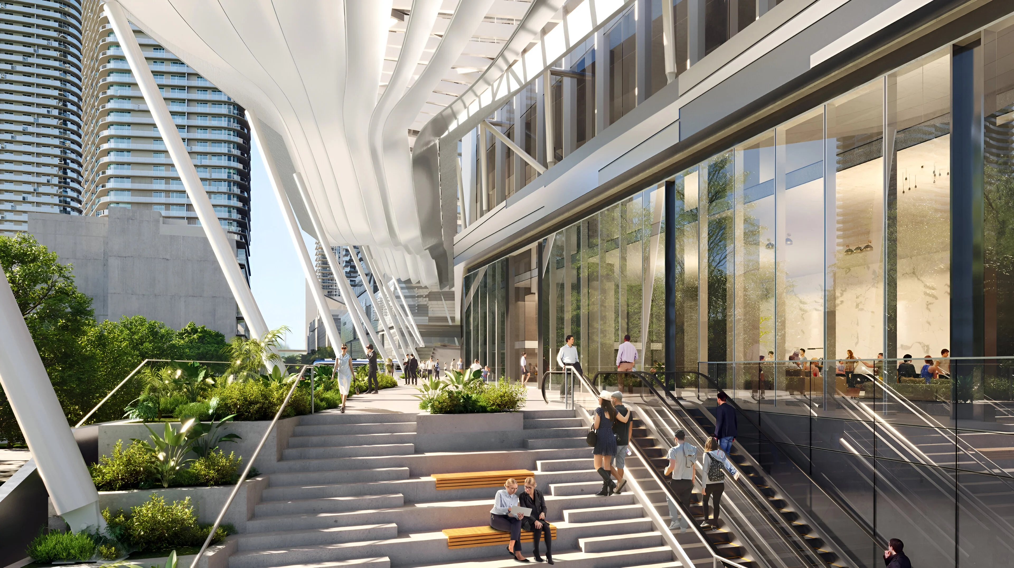 One Brickell City Centre, set to be tallest commercial building in Florida, continues construction