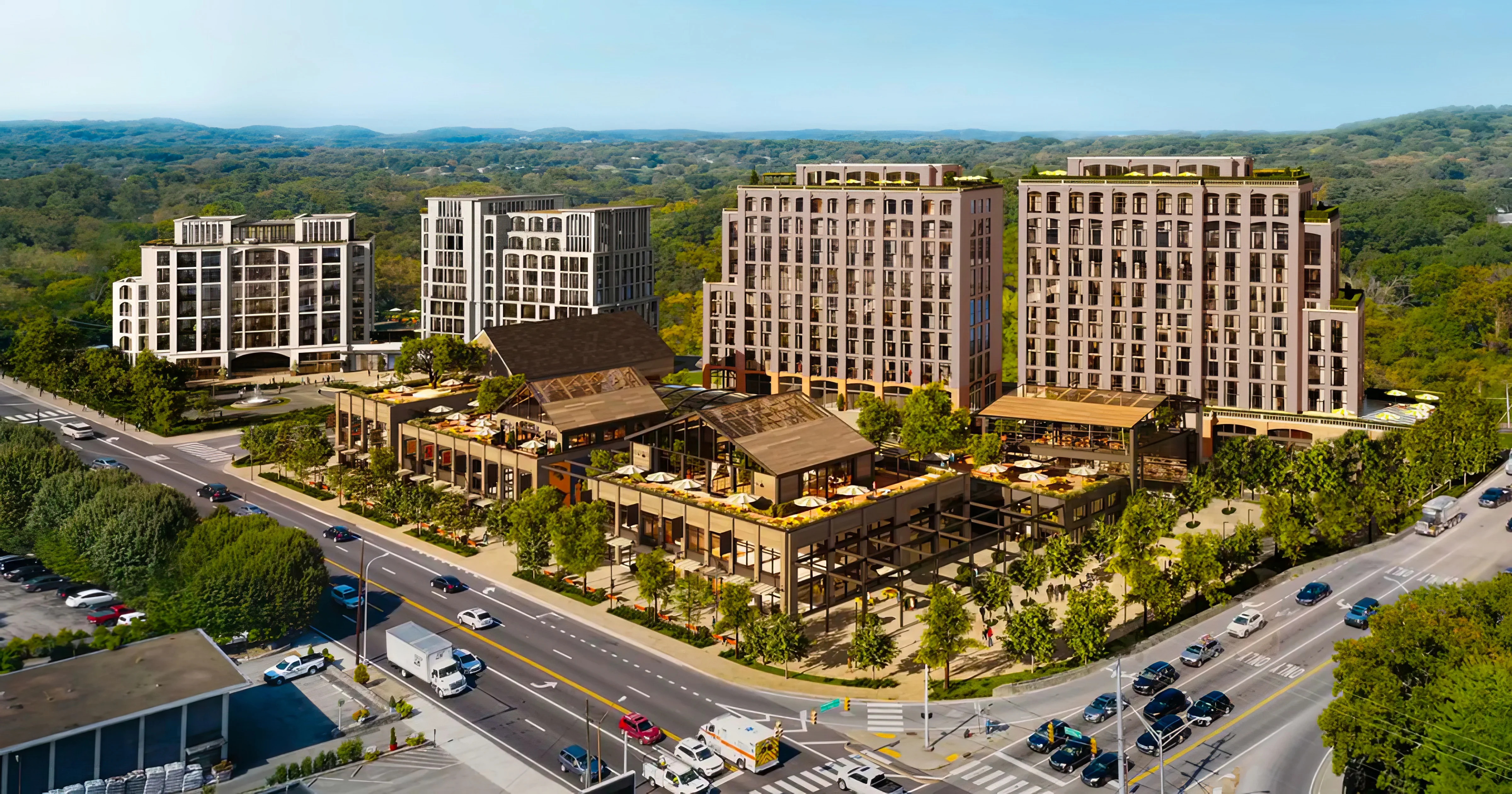 AJ Capital Partners reveals plans for Belle Meade Village, a project transforming the 10.5-acre Belle Meade Plaza into a modern $87 million residential and retail community