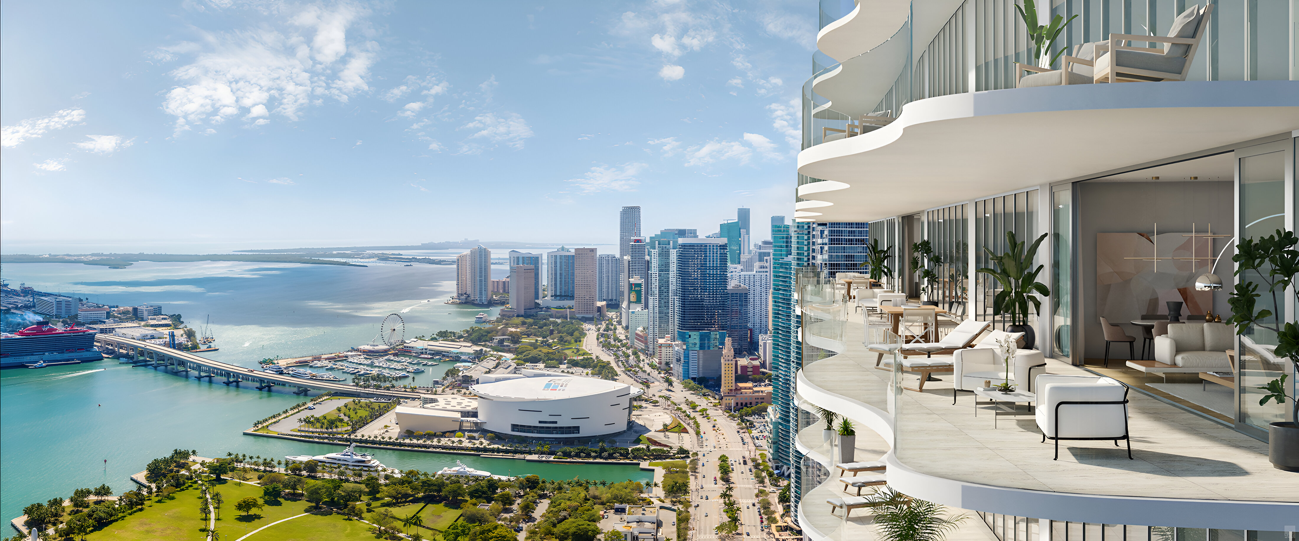 Casa Bella Residences by B&B Italia breaks ground, a 56-story condo development in Miami