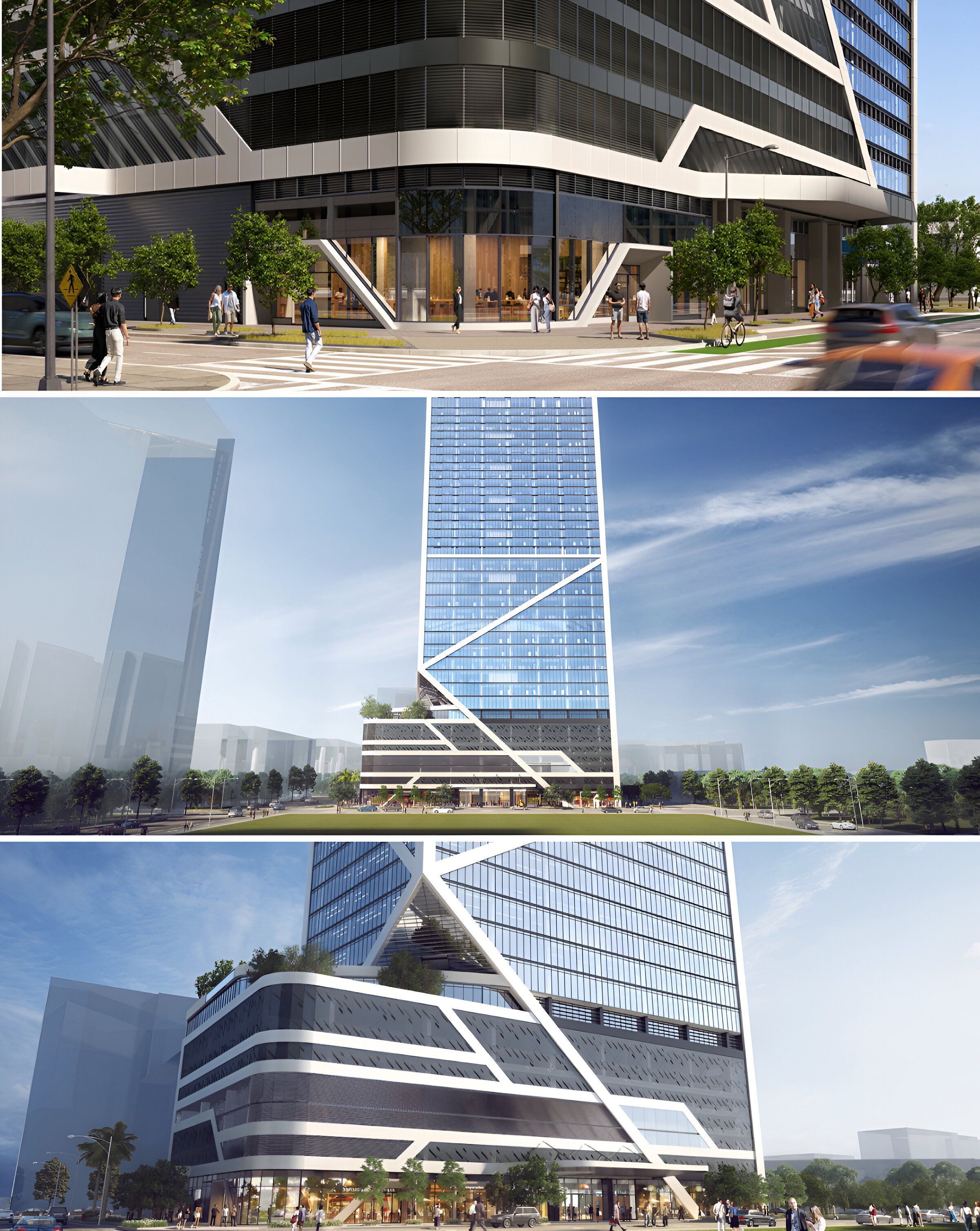 The HUB Miami, a 41-story mixed use tower next to Brightline station begin construction early 2024.