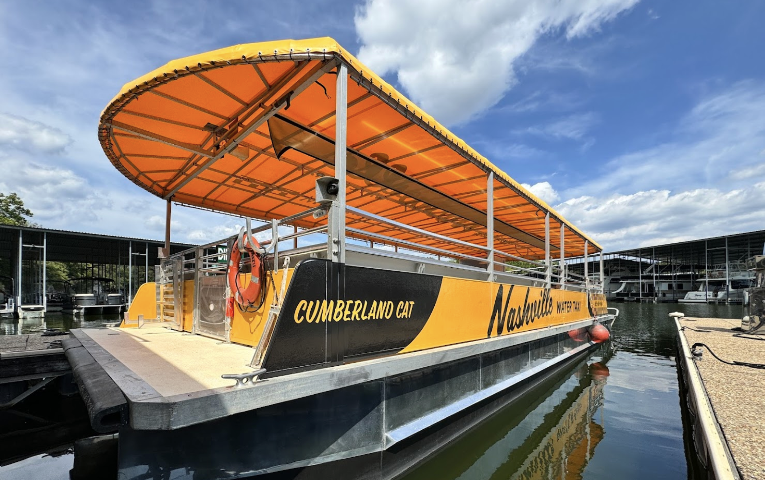 New gameday water taxi launches on the Cumberland in downtown Nashville