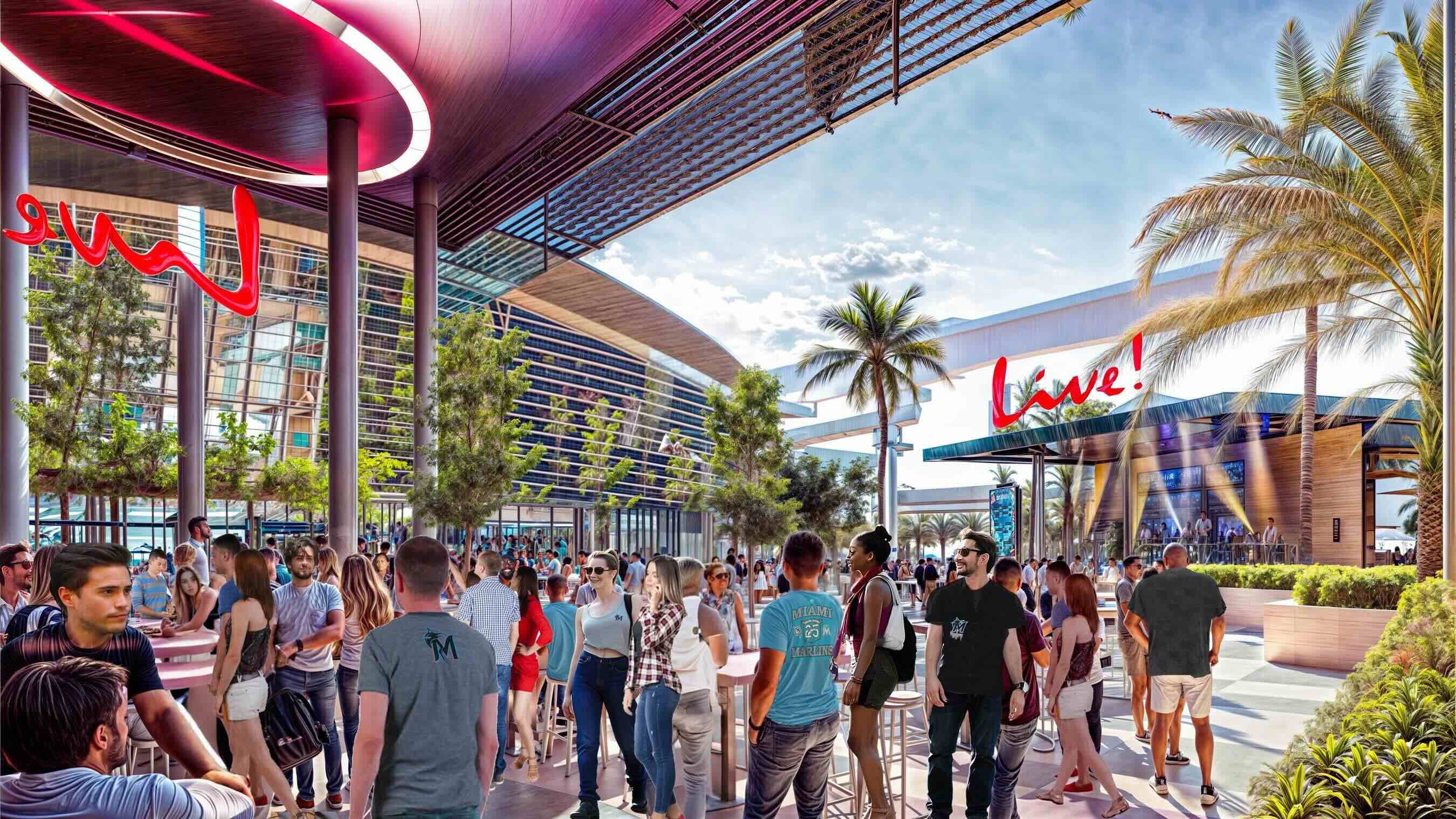Miami Dolphins and Cordish Companies announce Miami Live!, a new entertainment and dining destination to loanDepot