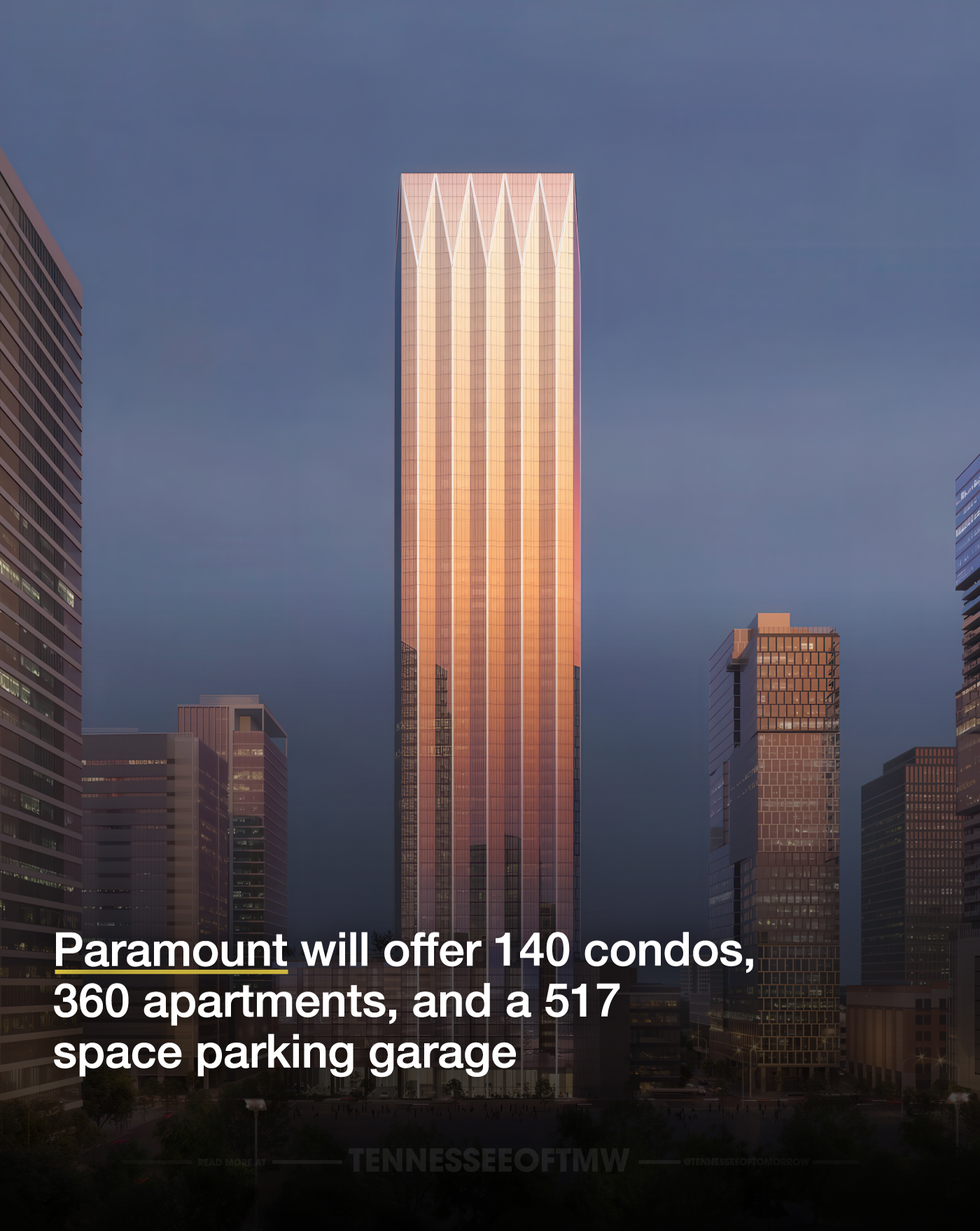 Tony Giarratana reveals new name for what will be the tallest tower in Tennessee