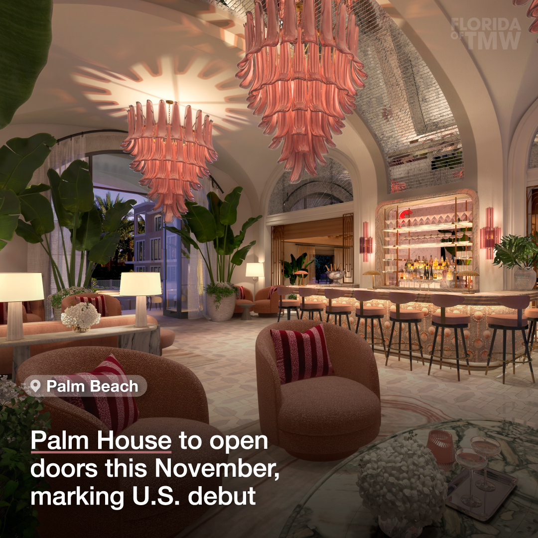 Palm House to open this November, marking Iconic Luxury Hotels' U.S. debut