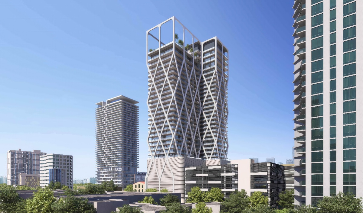 Black Salmon proposes a new mixed-use tower rising 36 stories in Edgewater