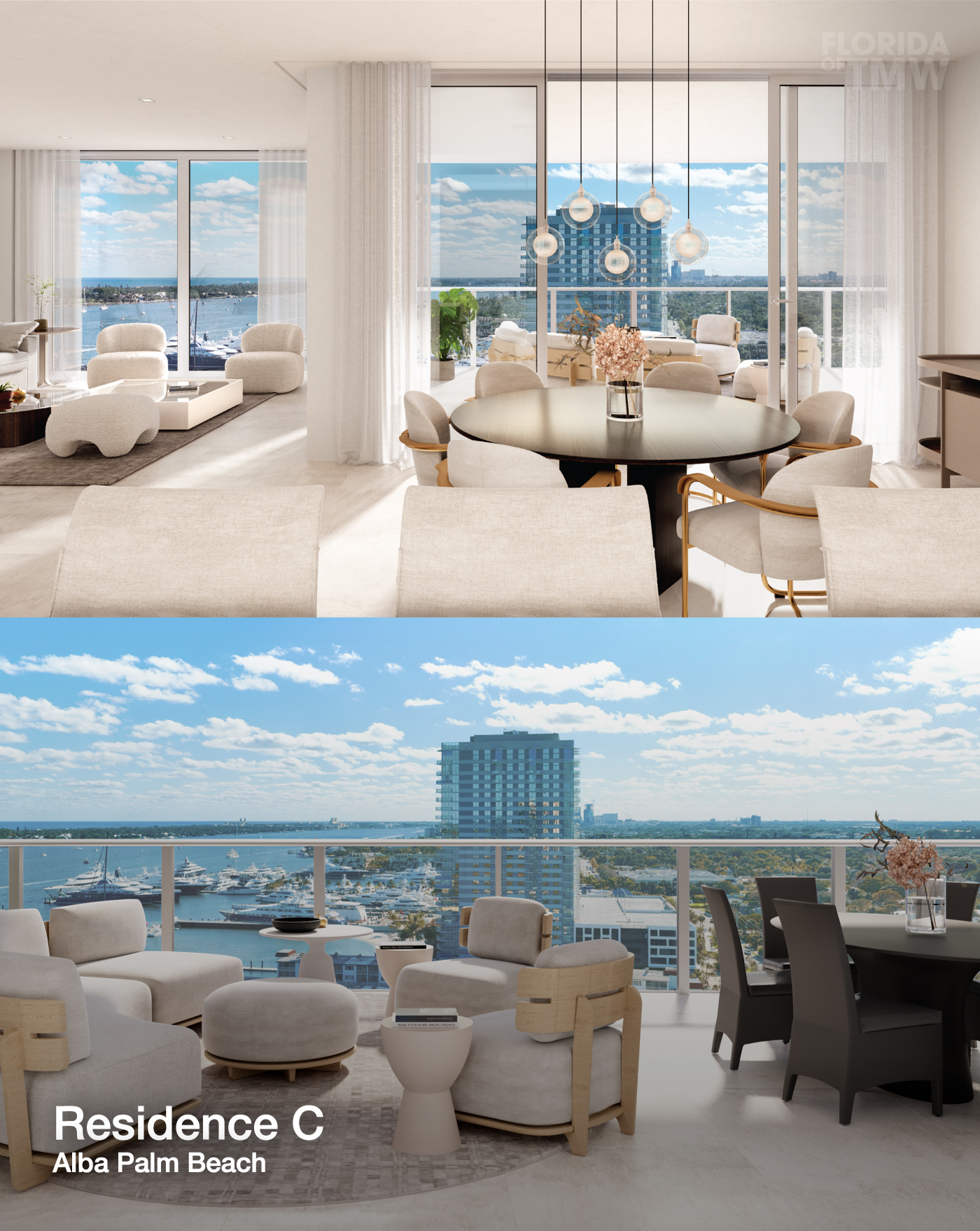 Alba Palm Beach, the luxury residential development offering direct water access and slips