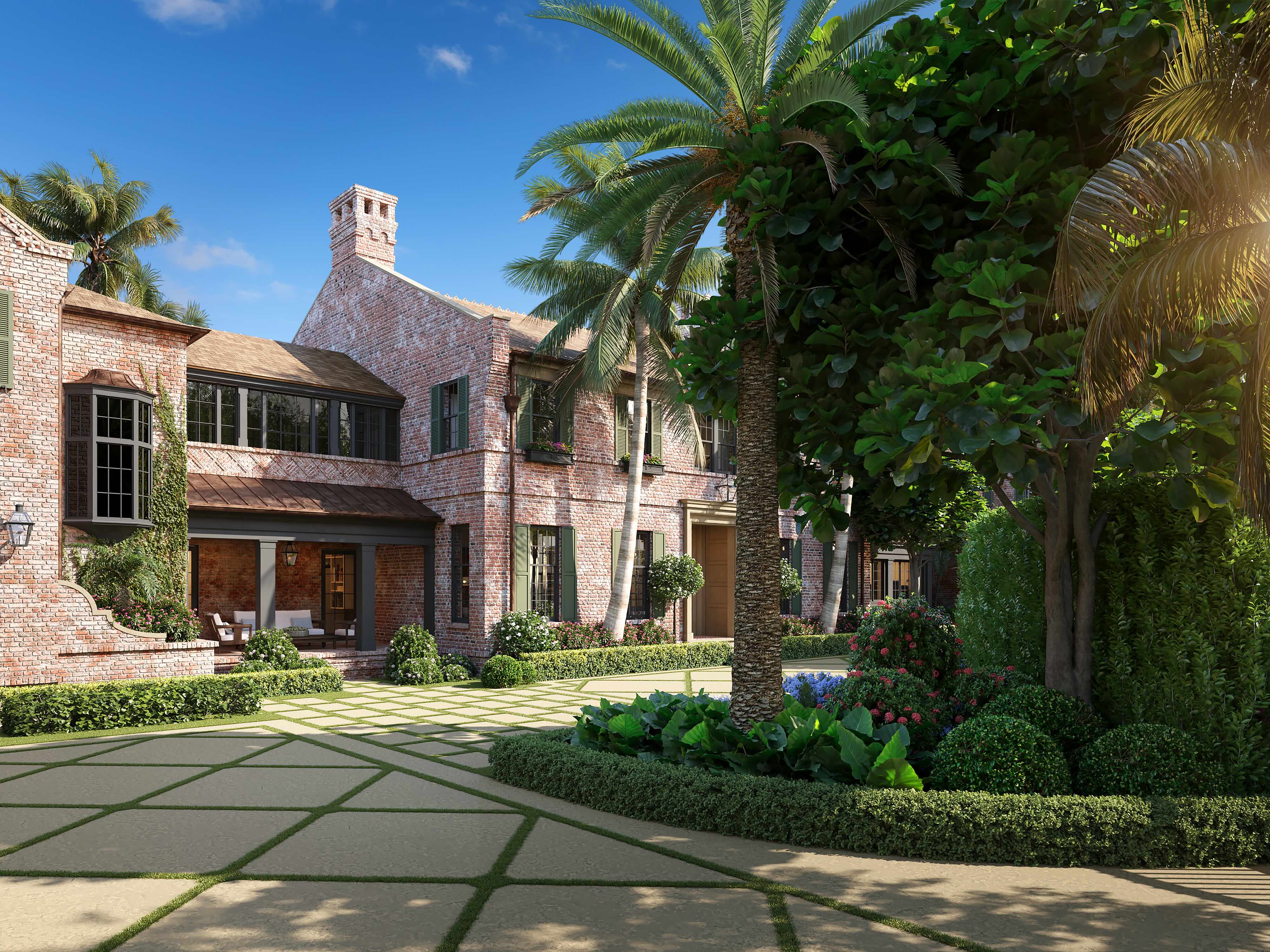 Georgian-inspired brick mansion wins approval from Palm Beach’s Architectural Commission