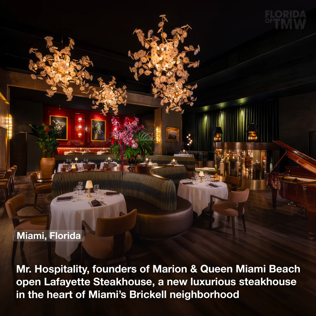 Mr. Hospitality, the founders of Queen Miami Beach and Marion open Lafayette Steakhouse, a new luxurious steakhouse in the heart of Brickell