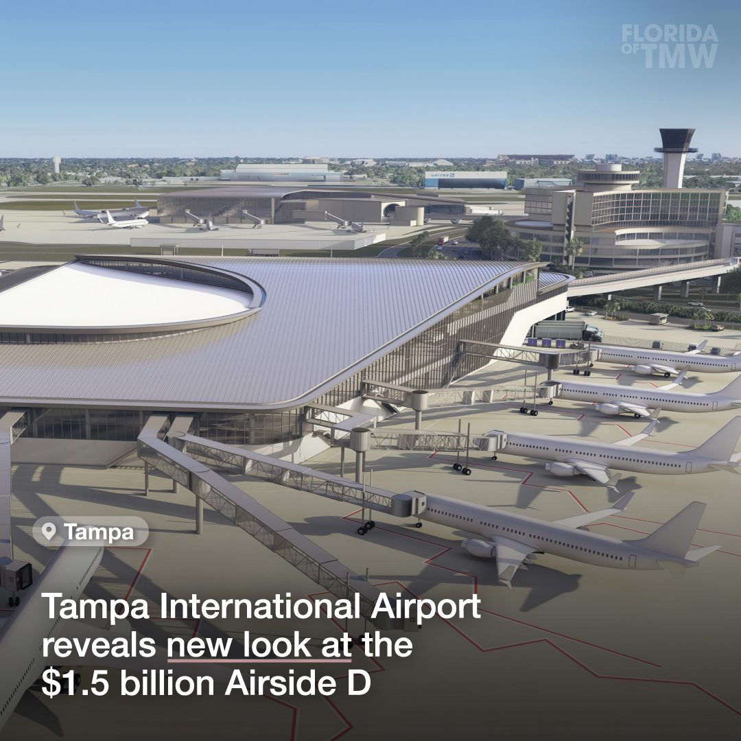 Tampa International Airport reveals new look at the $1.5 billion Airside D