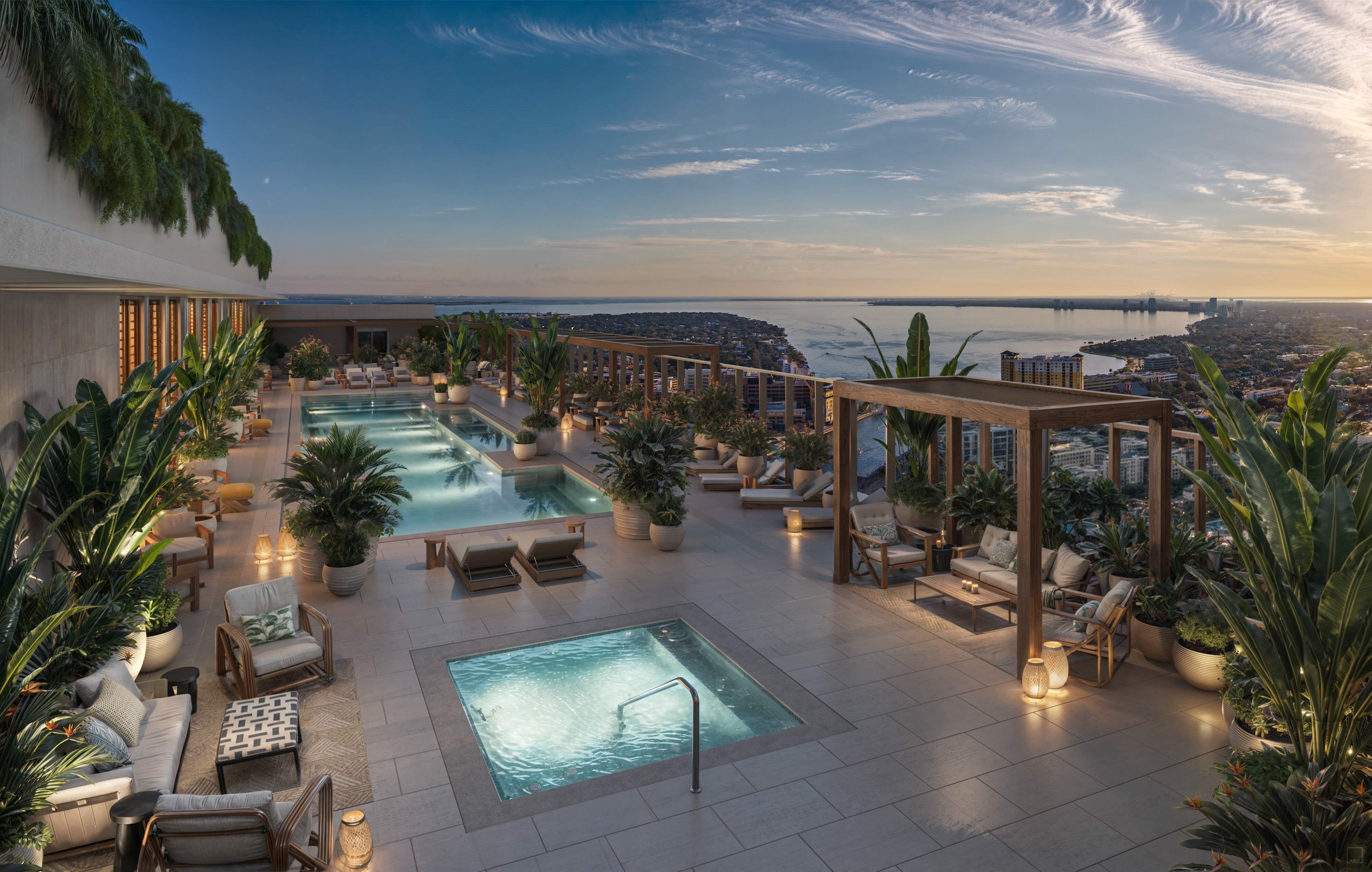 Construction rises along Tampa Riverwalk on Pendry hotel-branded luxury residences