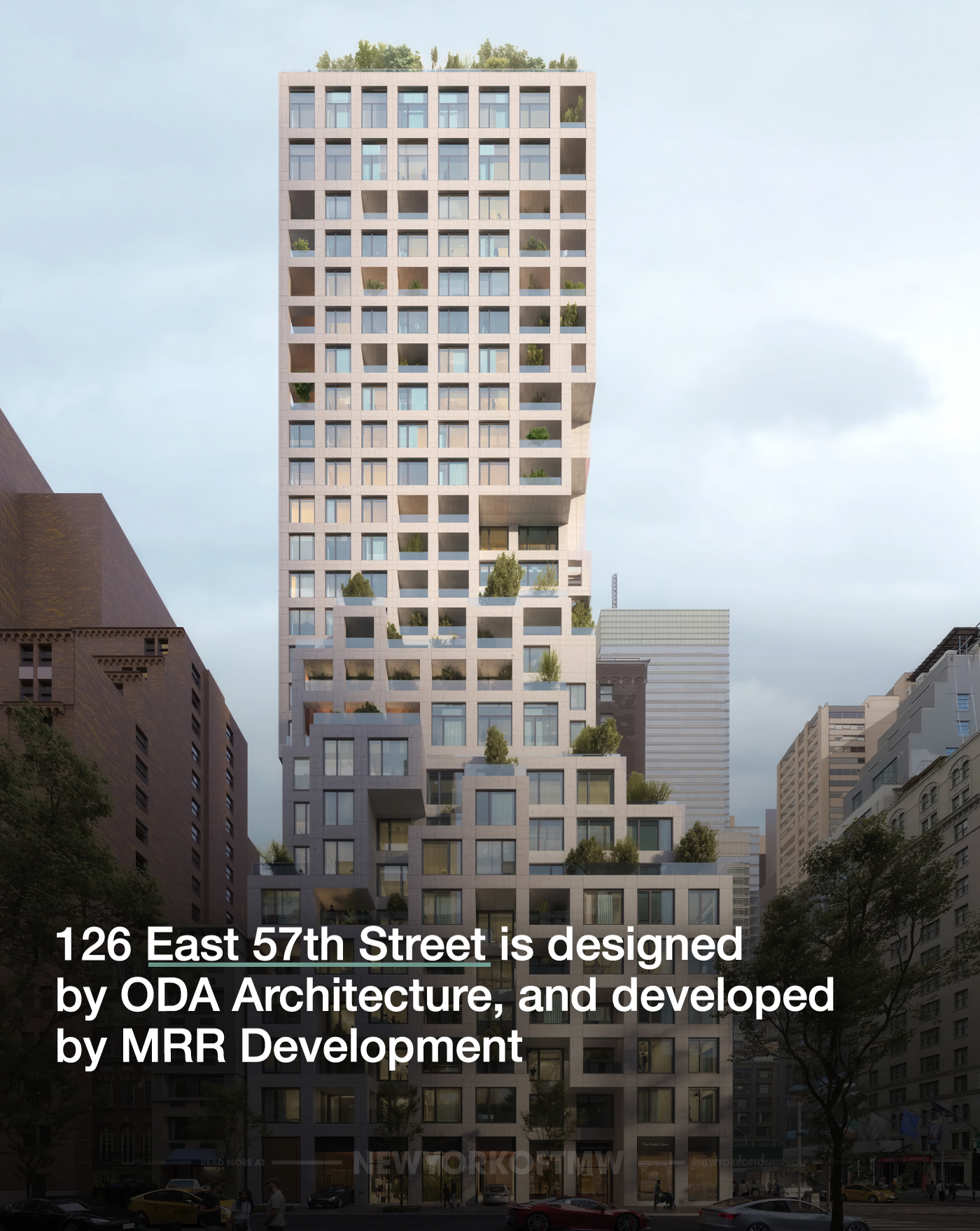 28-story residential tower on Billionaires’ Row nears to top off this month