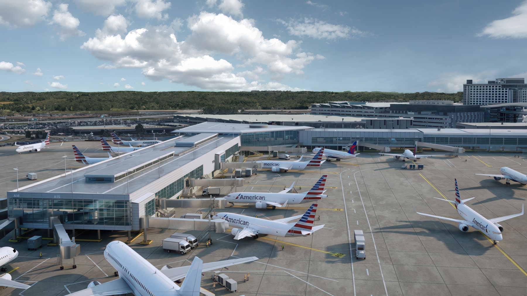 BNA’s Concourse A is tripling in size and will bring new amenities