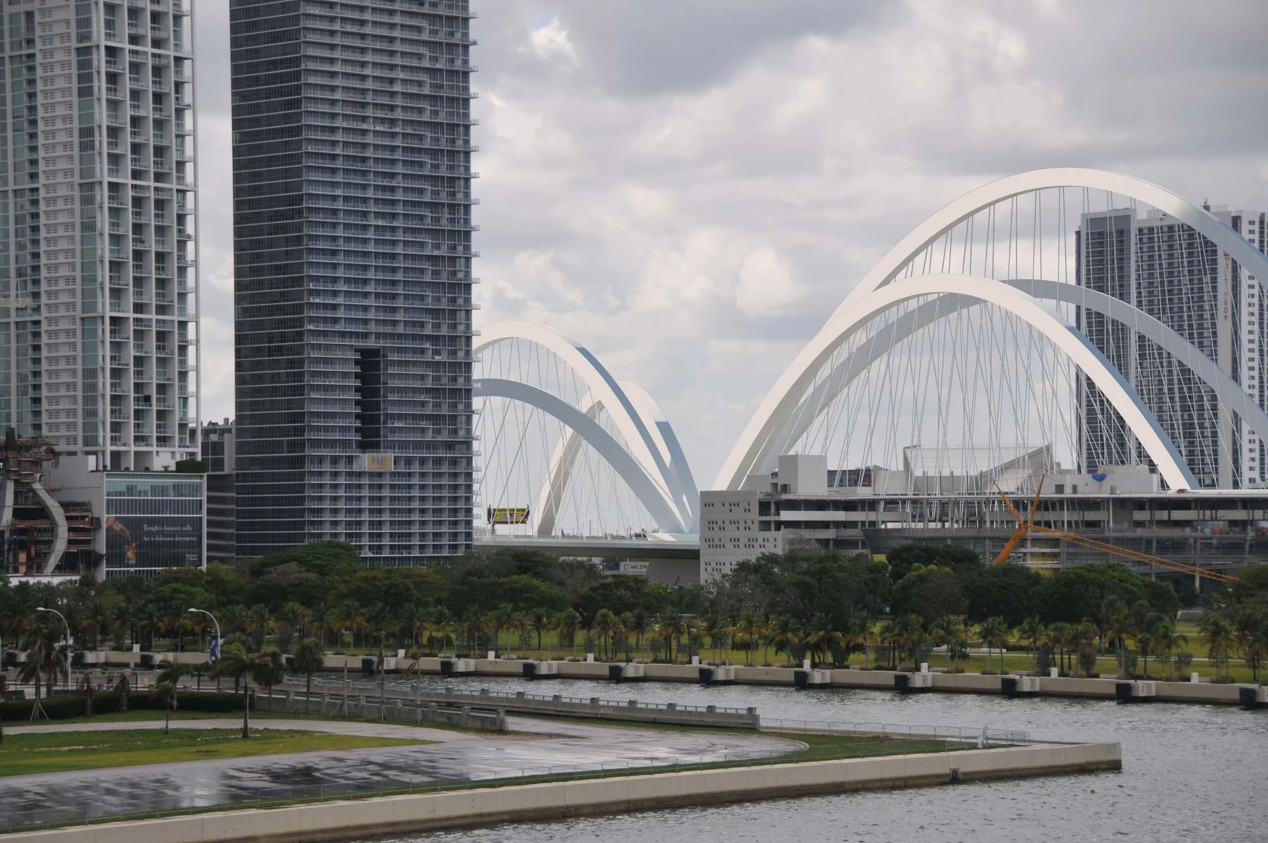 Rendering of the new Miami bridge