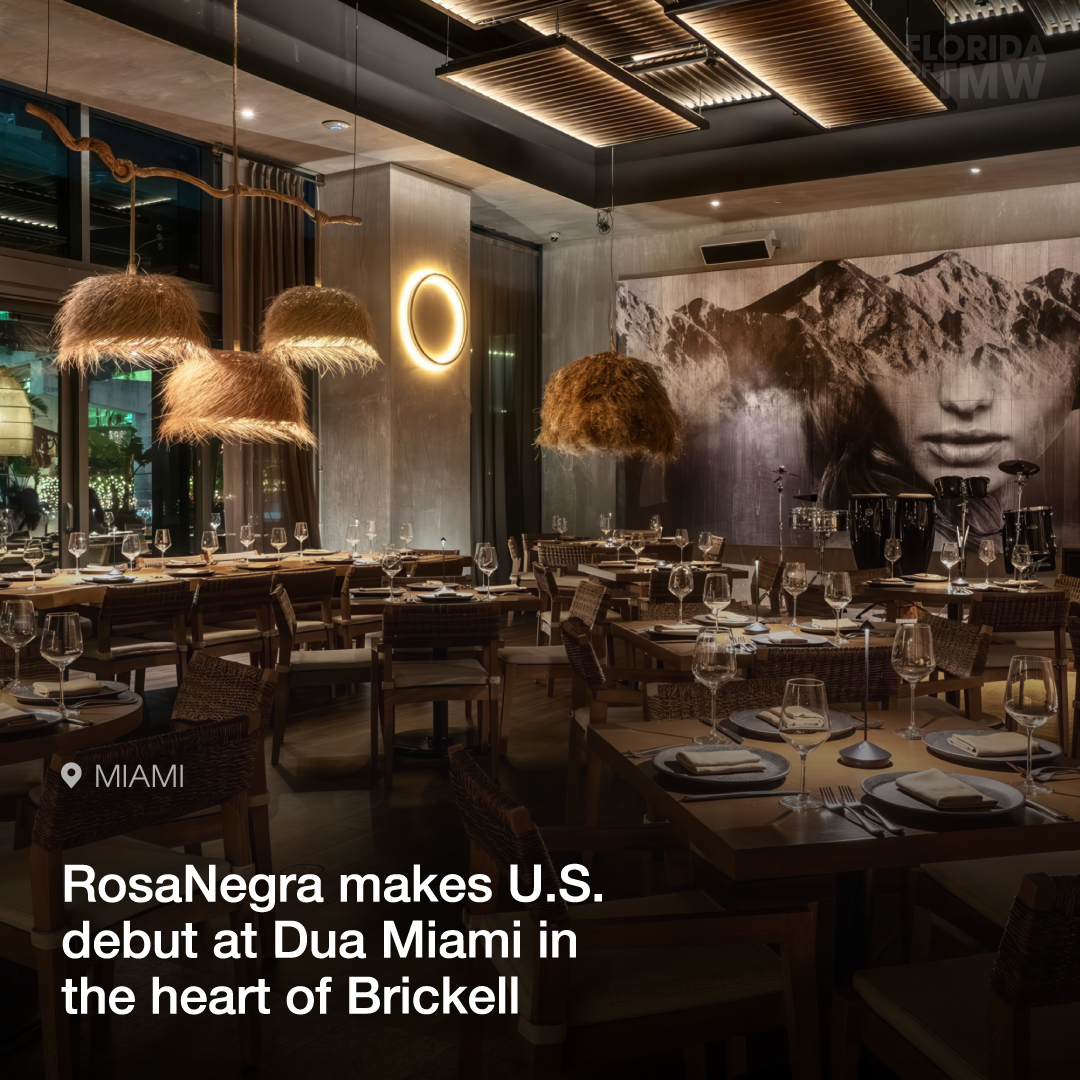 RosaNegra makes U.S. debut at Dua Miami in the heart of Brickell