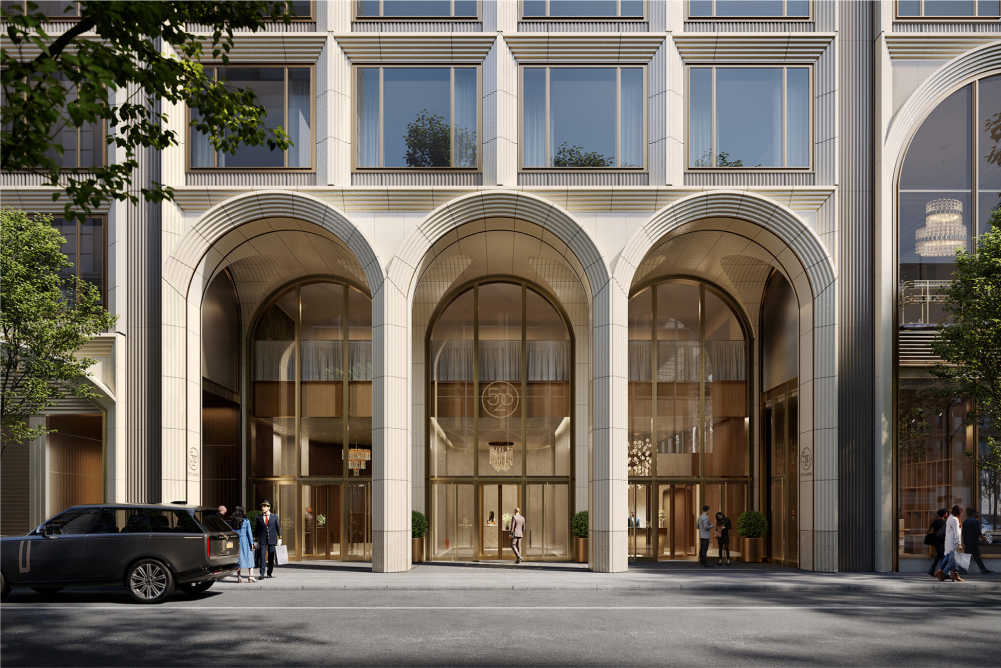88-story 520 Fifth Avenue residential supertall tops out over Midtown