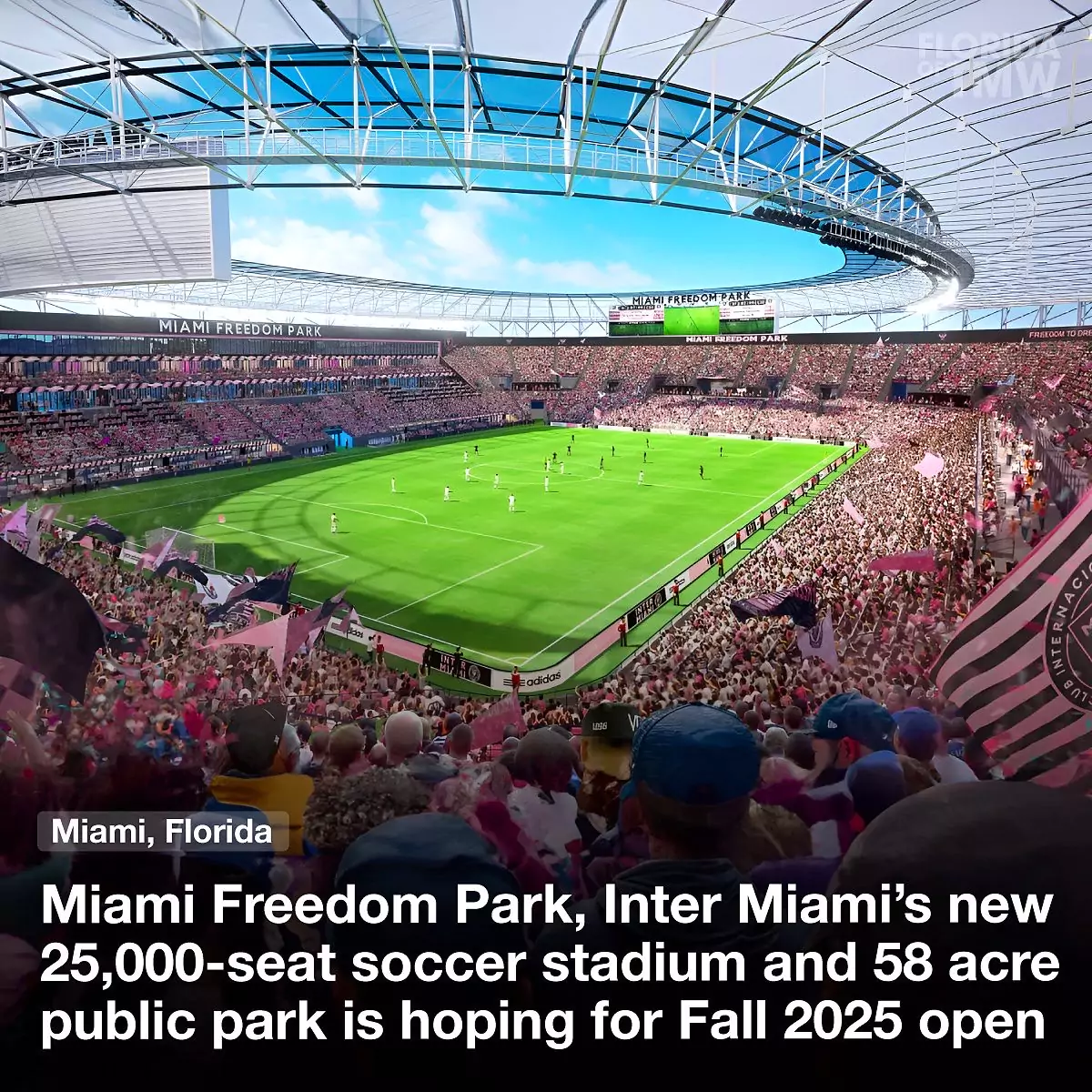 Miami Freedom Park, Inter Miami's new 25,000-seat stadium and park is hoping for Fall 2025 open