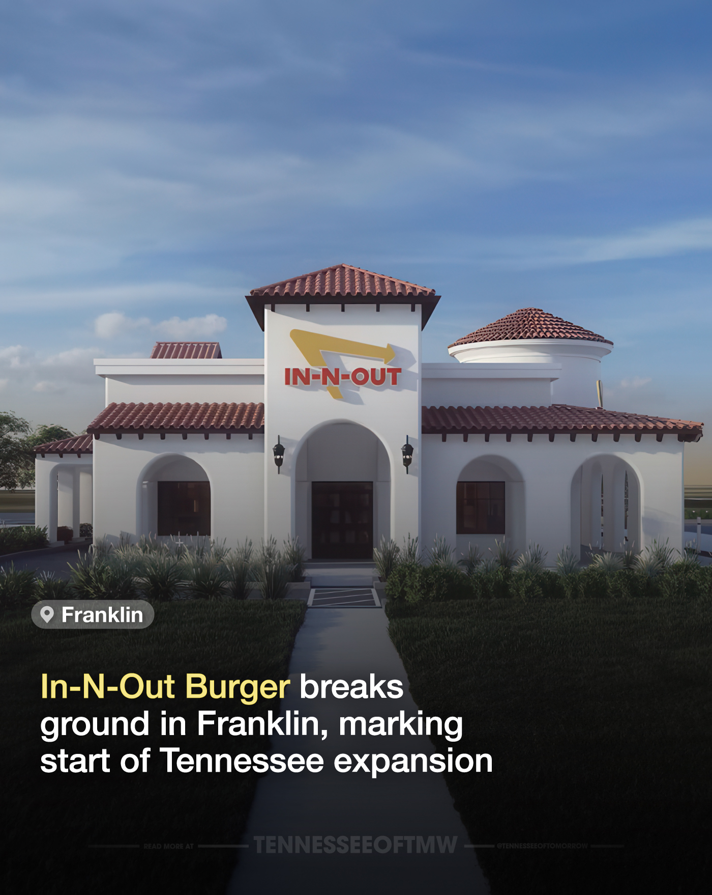 In-N-Out Burger breaks ground in Franklin, marking first Tennessee location