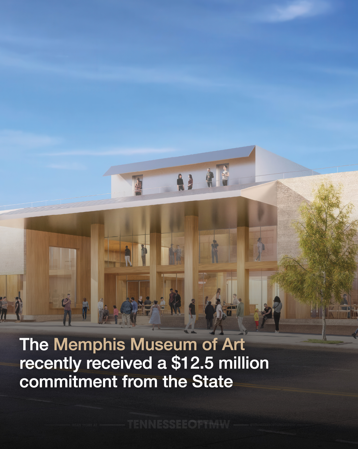 The new 122,000-square-foot Memphis Art Museum is on pace to open in 2026