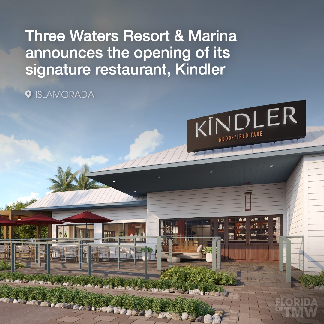 Three Waters Resort & Marina, a Tribute Portfolio Resort, announces the opening of its signature restaurant, Kindler