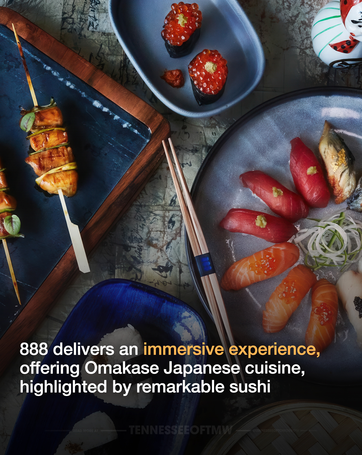 888 Nashville debuts, fusing gourmet Japanese cuisine with vinyl-driven atmosphere
