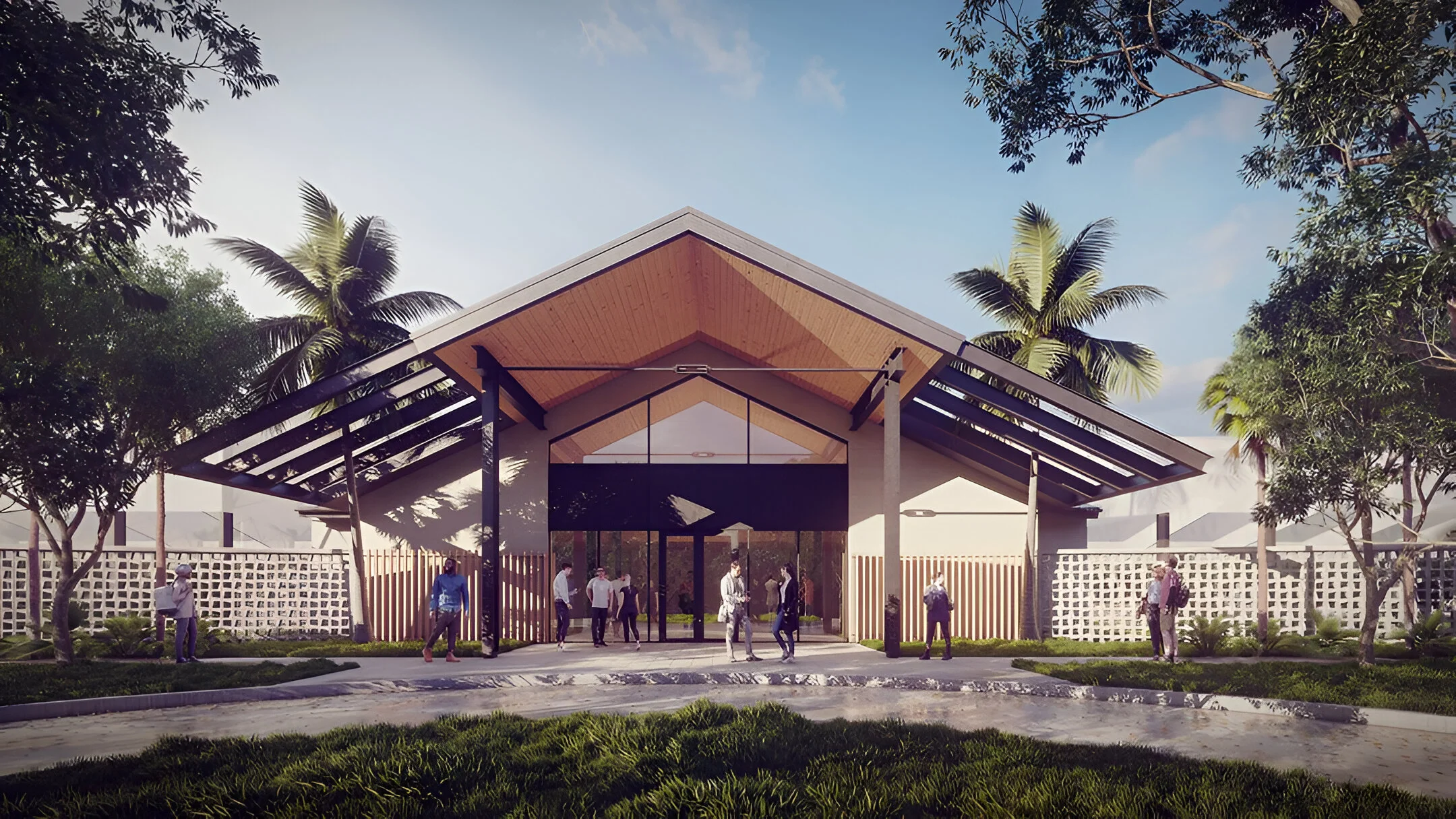 The Fort, the world’s first pickleball stadium is coming to Fort Lauderdale, offering 43 courts, live music, and a recovery center