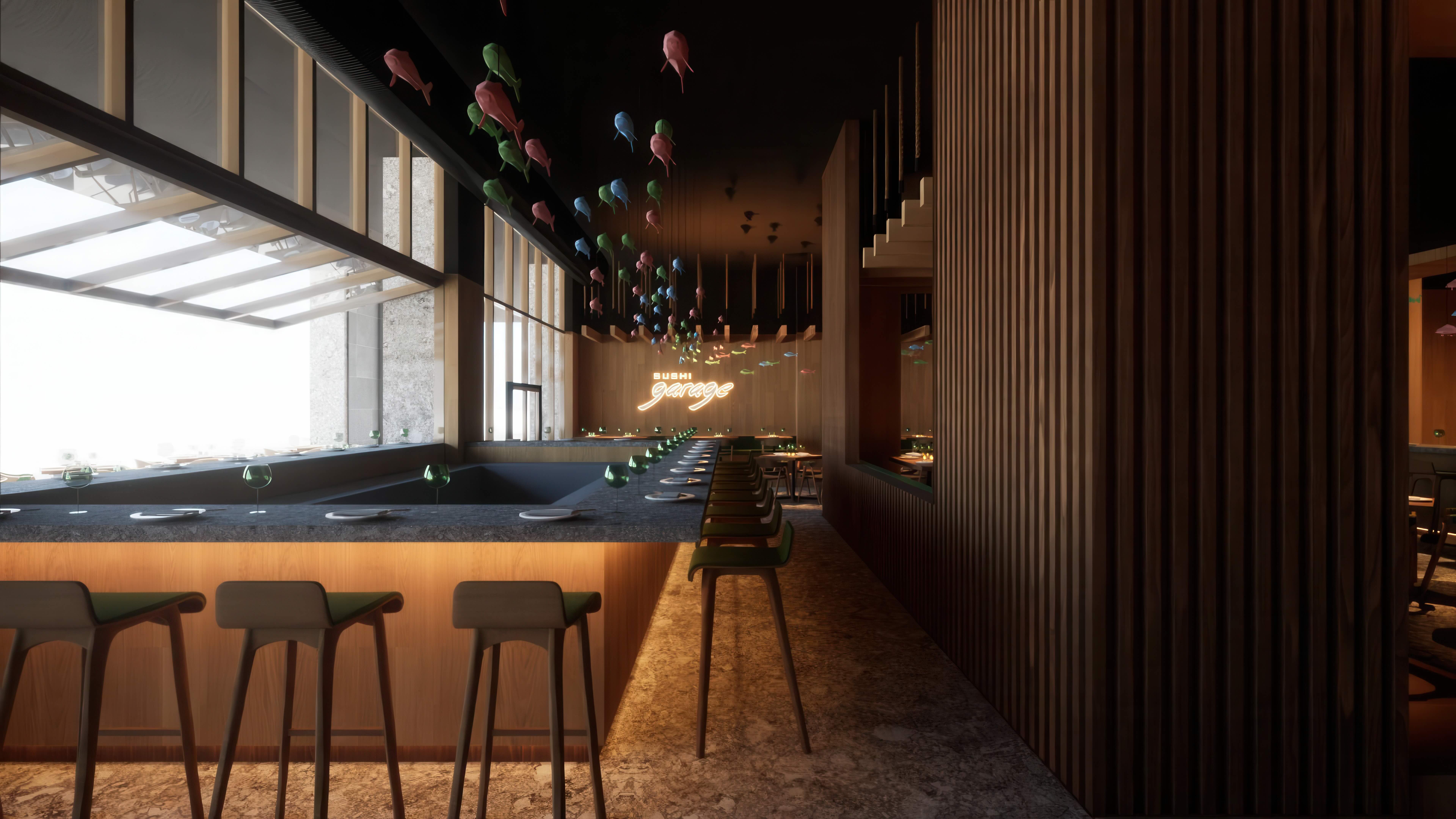 Sushi Garage unveils first look of new restaurant at The Standard Residences, Midtown Miami