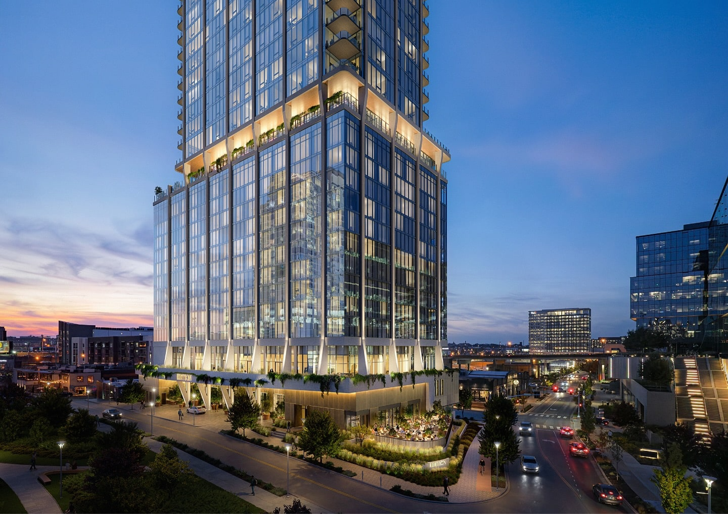 The Nashville EDITION: Luxury Hotel Glamour Meets High-Rise Living in The Gulch