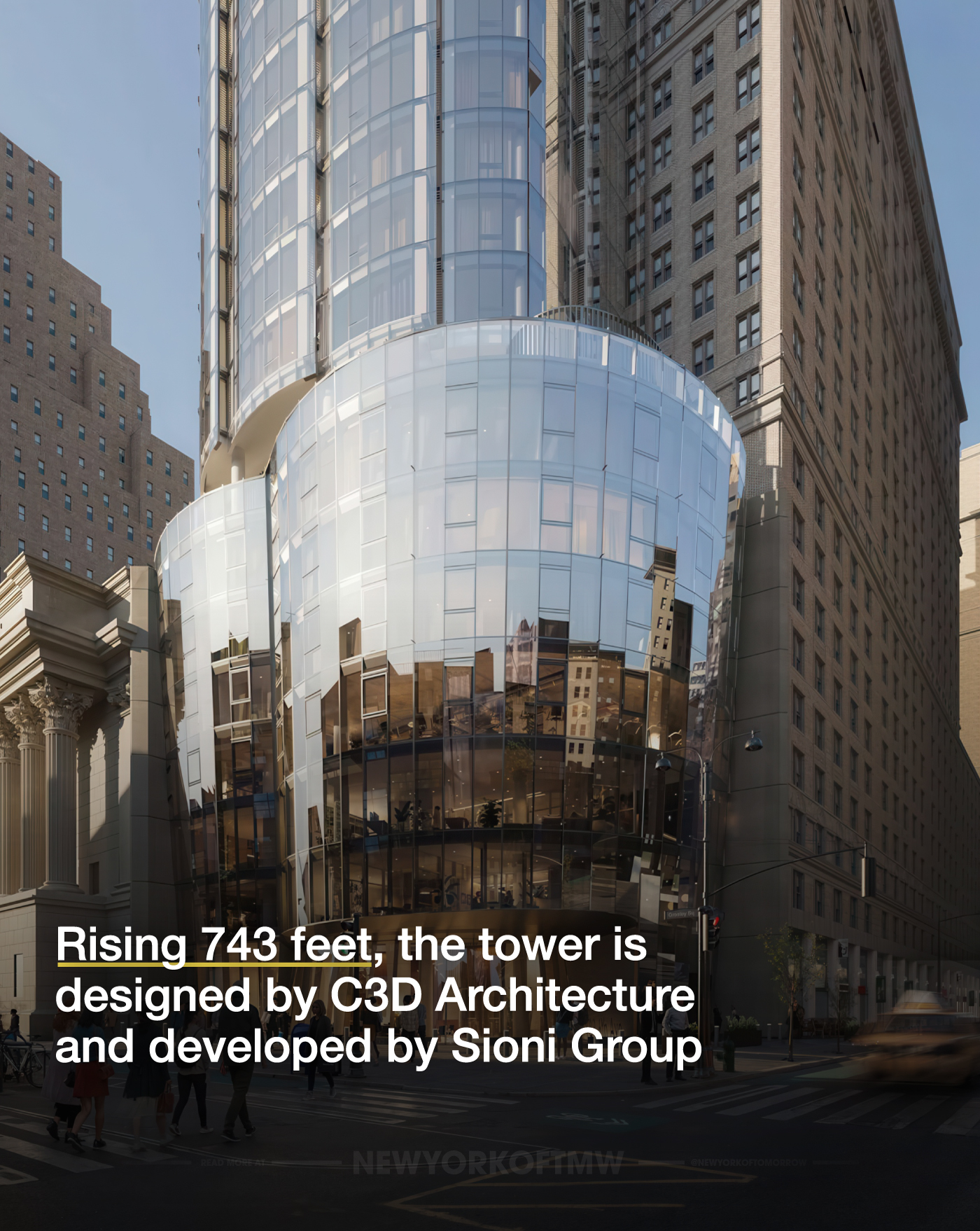 68-story 100 West 37th St. mixed-use skyscraper in Midtown goes vertical