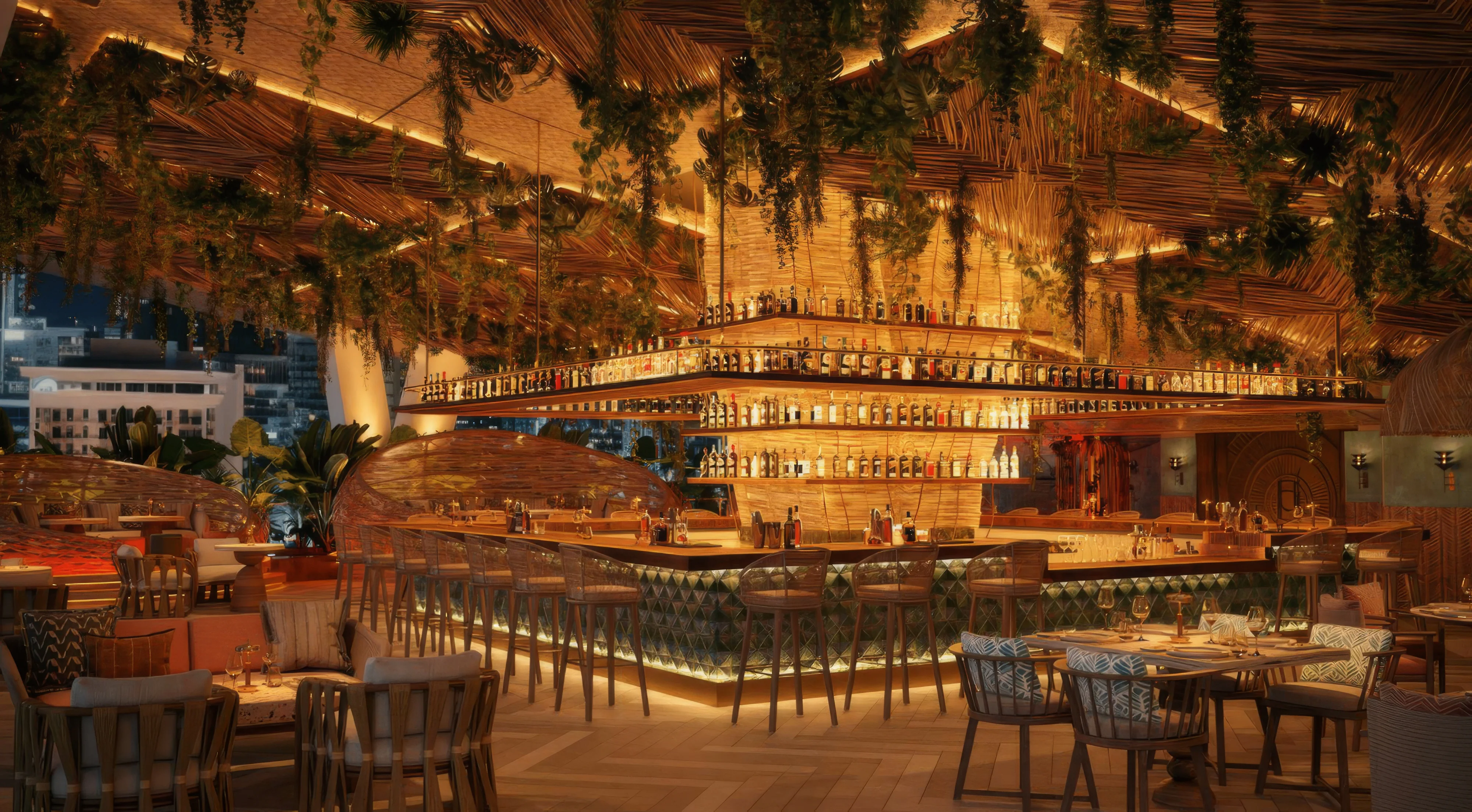 Villa One Tequila Gardens, co-founded by Nick Jonas and John Varvatos, is coming to the rooftop of theJewel Box building at the Miami Worldcenter