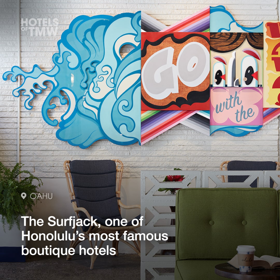 The Surfjack, one of Hawaii’s most famous boutique hotels