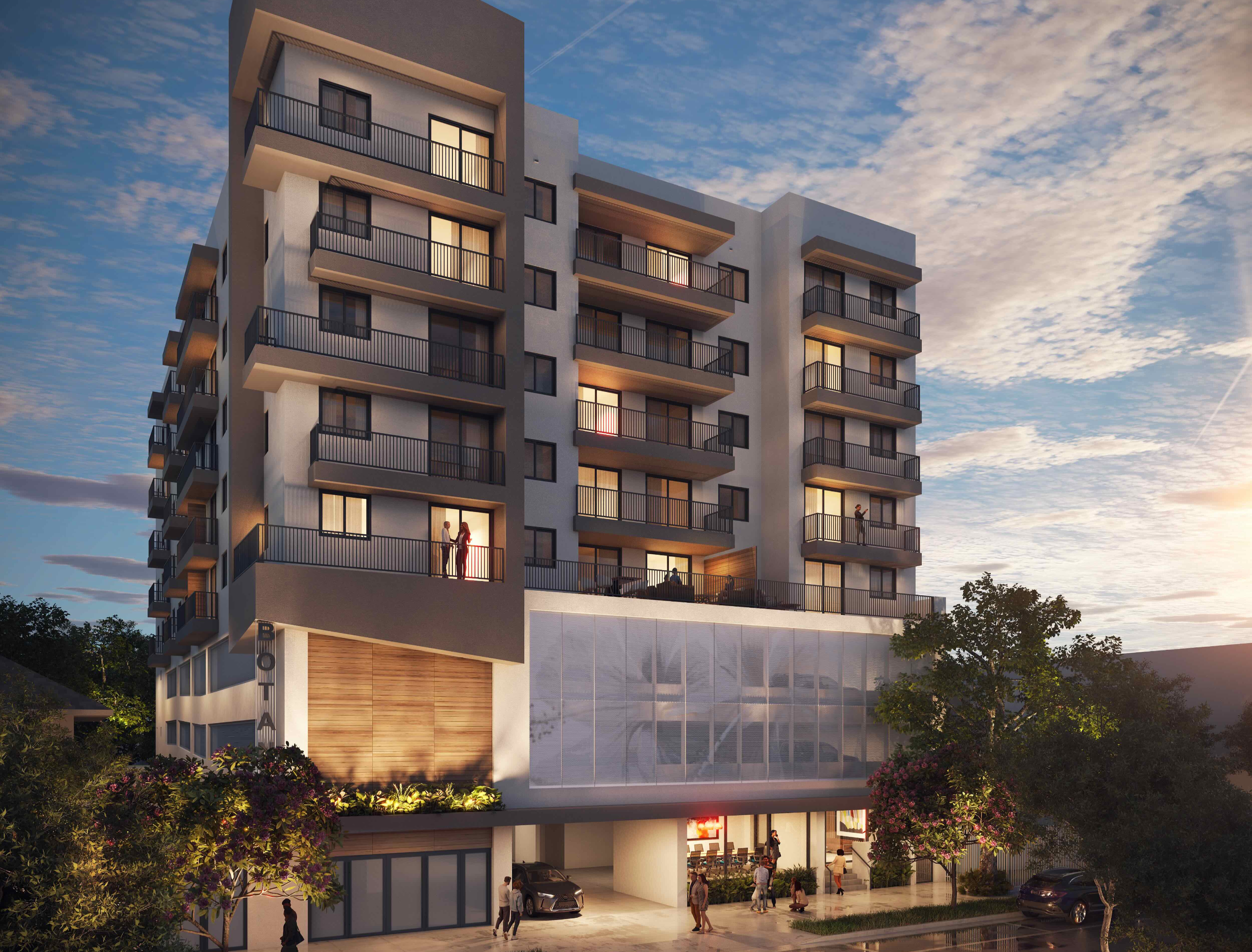 A nature-driven boutique condo in West Brickell