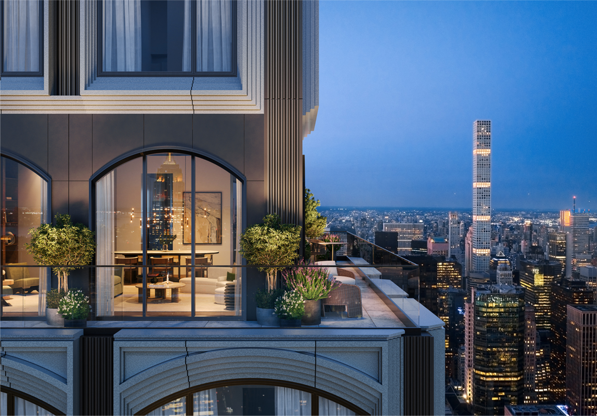 88-story 520 Fifth Avenue residential supertall tops out over Midtown