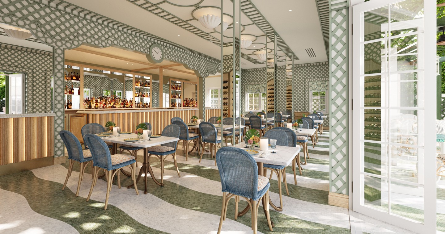 Rendering of The Vineta Social Space, Oetker Hotels