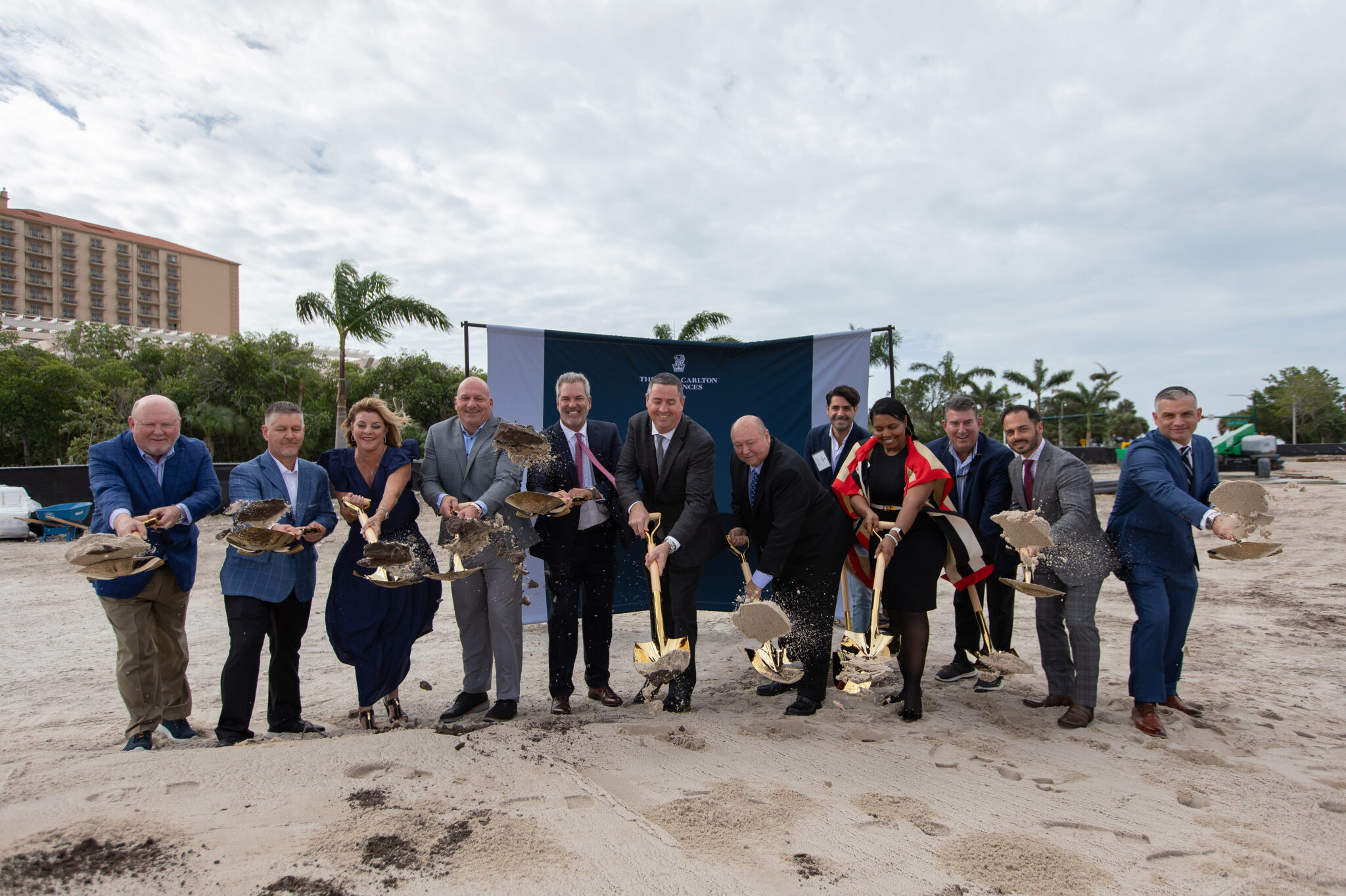 The Ritz-Carlton Residences in Naples, offering 128 homes and a 22-slip marina, begins construction
