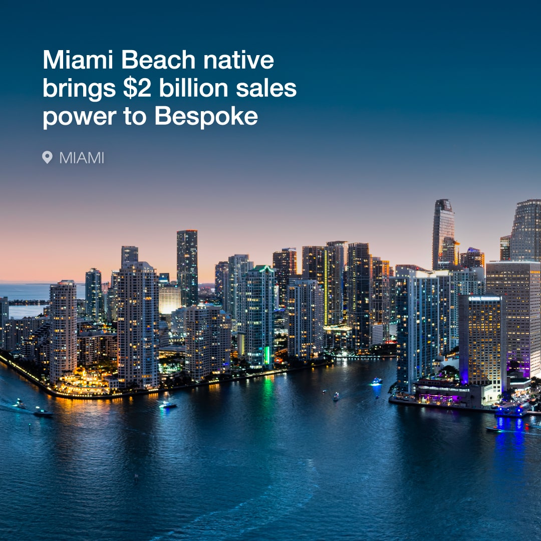 Brett Harris, Miami Beach native, brings $2 billion in sales power to Bespoke