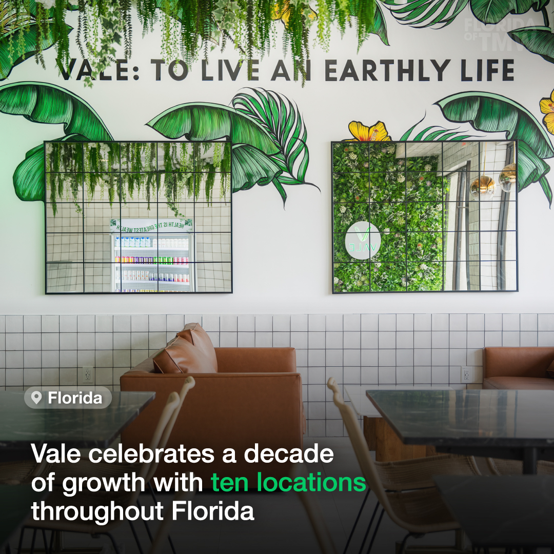 Vale celebrates a decade of growth with 10 locations throughout Florida