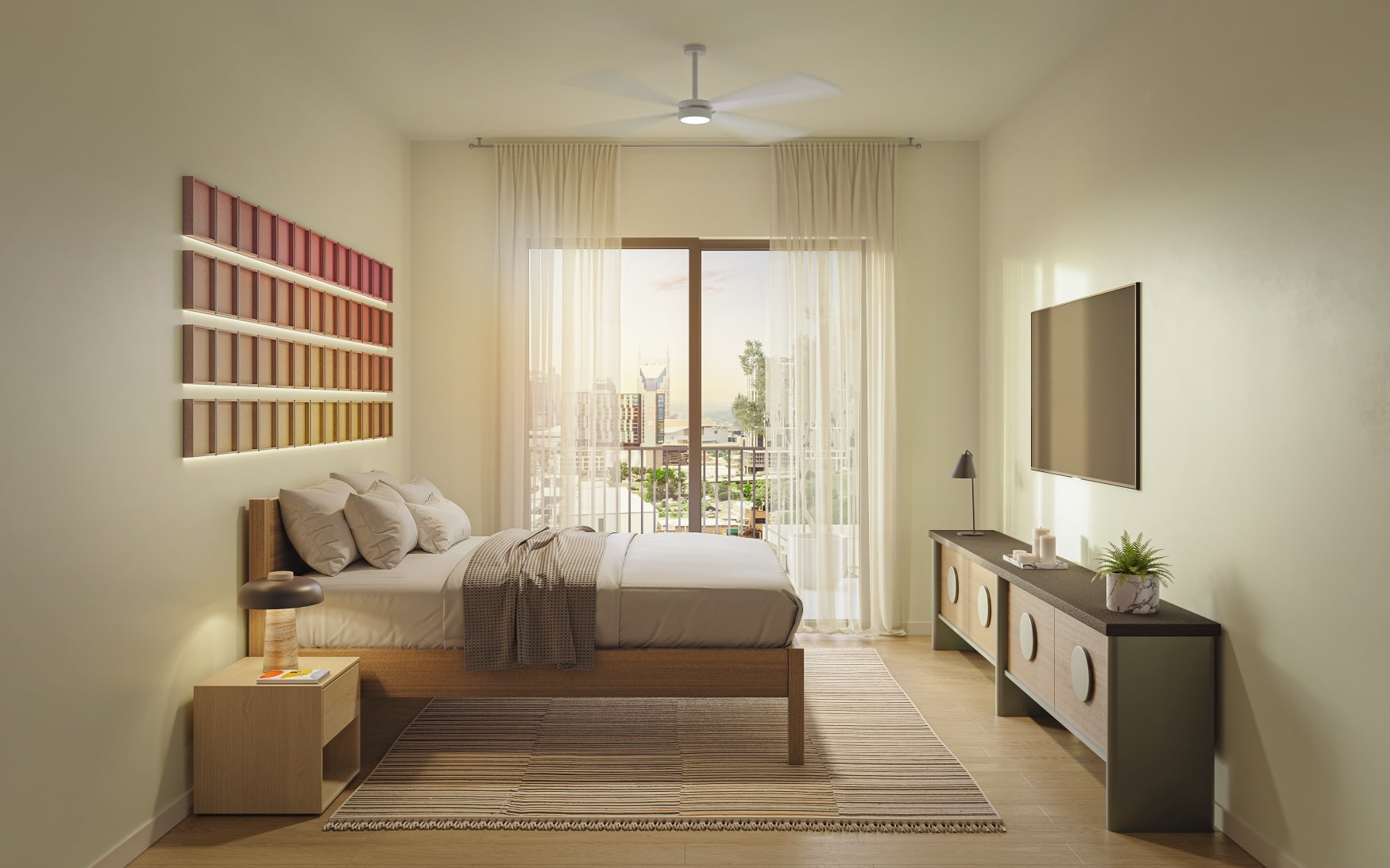 Rendering of The Modernest, CA South