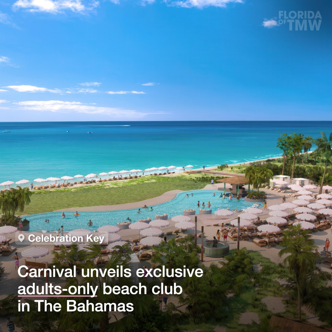 Carnival unveils exclusive adults-only beach club in The Bahamas