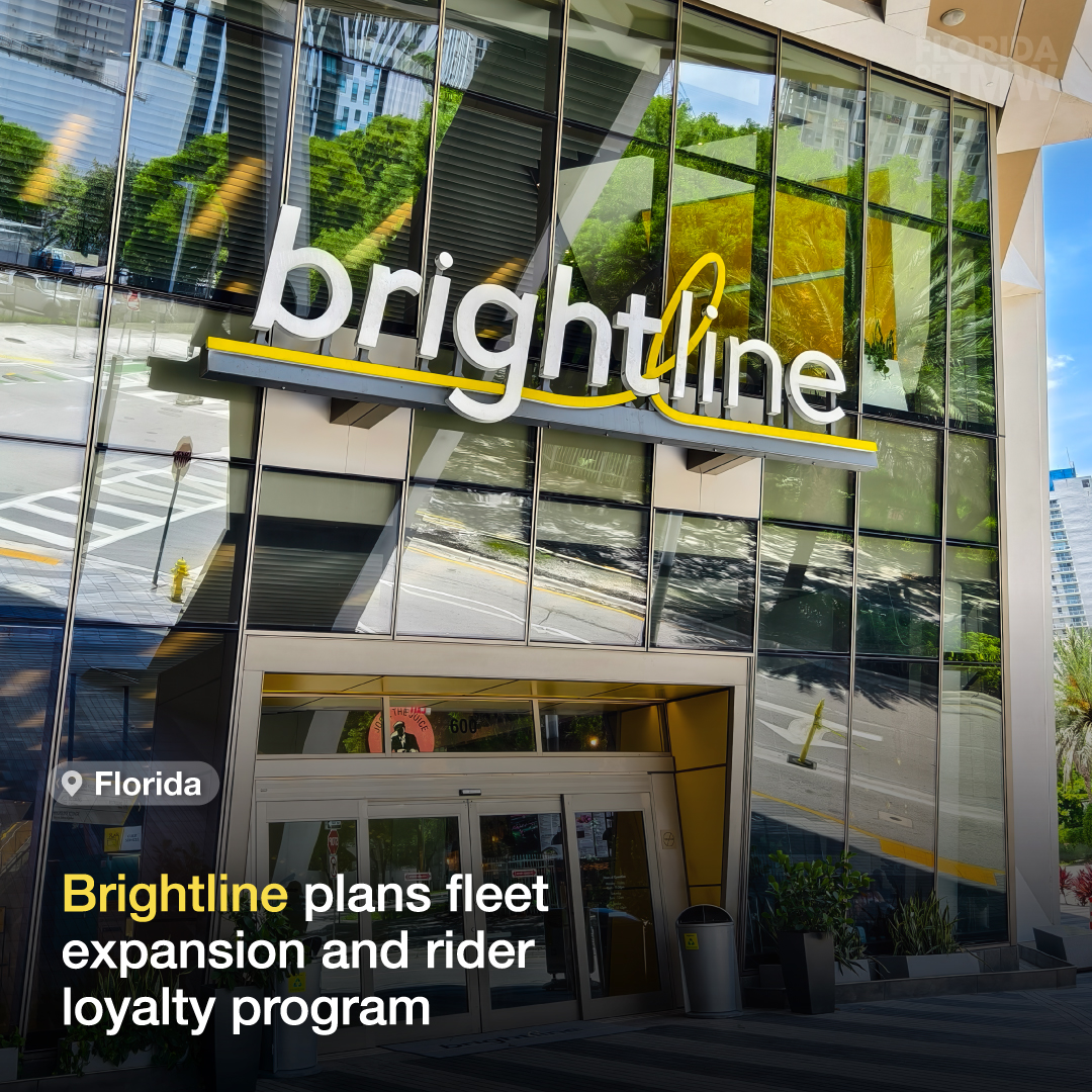 Brightline plans fleet expansion and rider loyalty program, sees surge in Orlando-Miami ridership