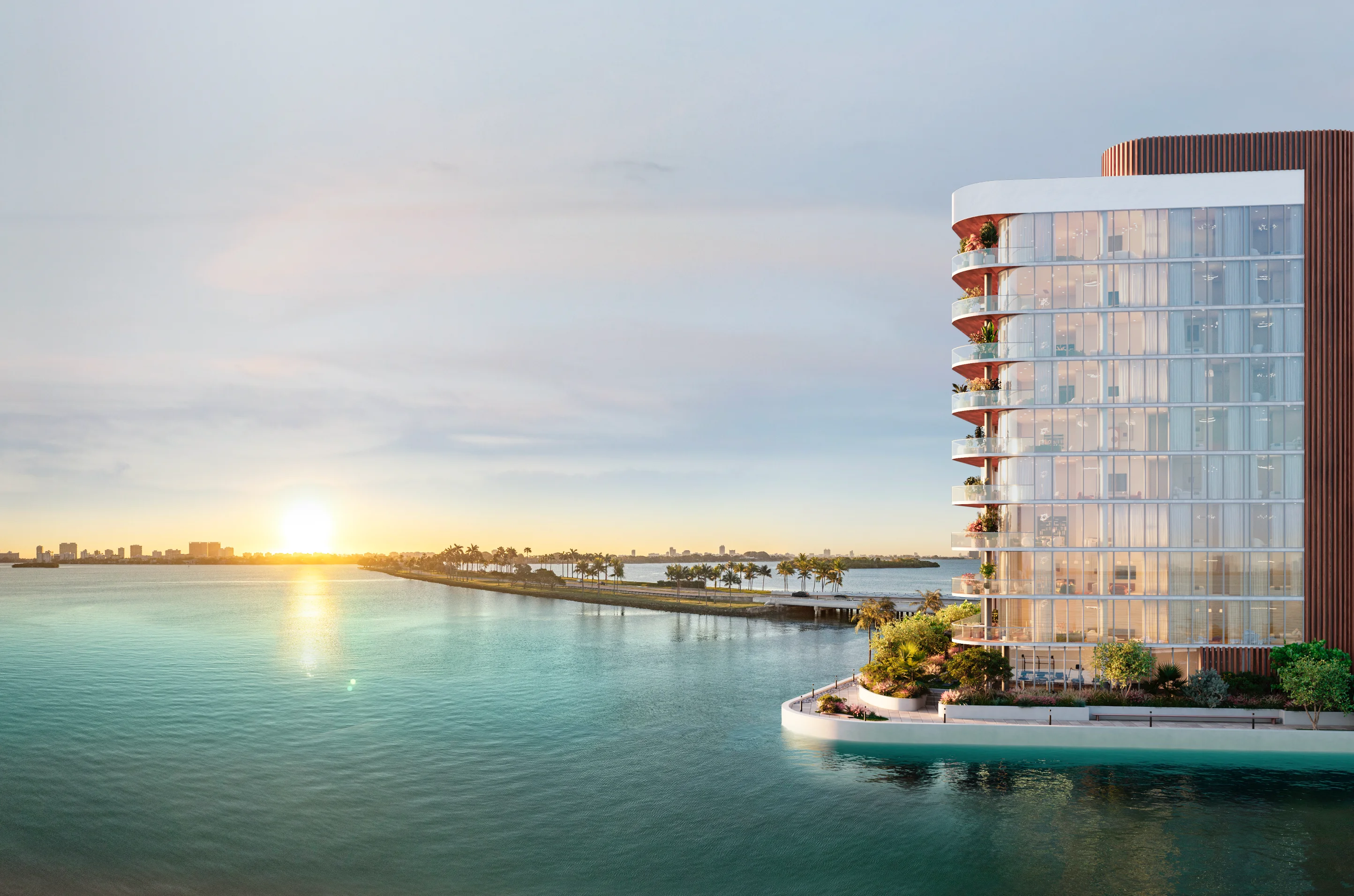 Kolter Urban and BH Group launch sales for Solana Bay, a new 10-story tower offering 52 condos with panoramic views of Biscayne Bay in North Miami