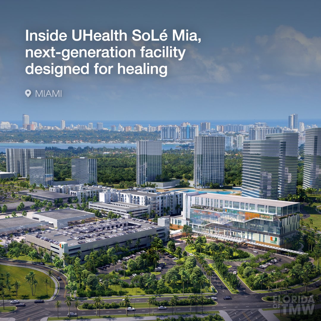 Inside UHealth SoLé Mia, a next-generation facility designed for healing